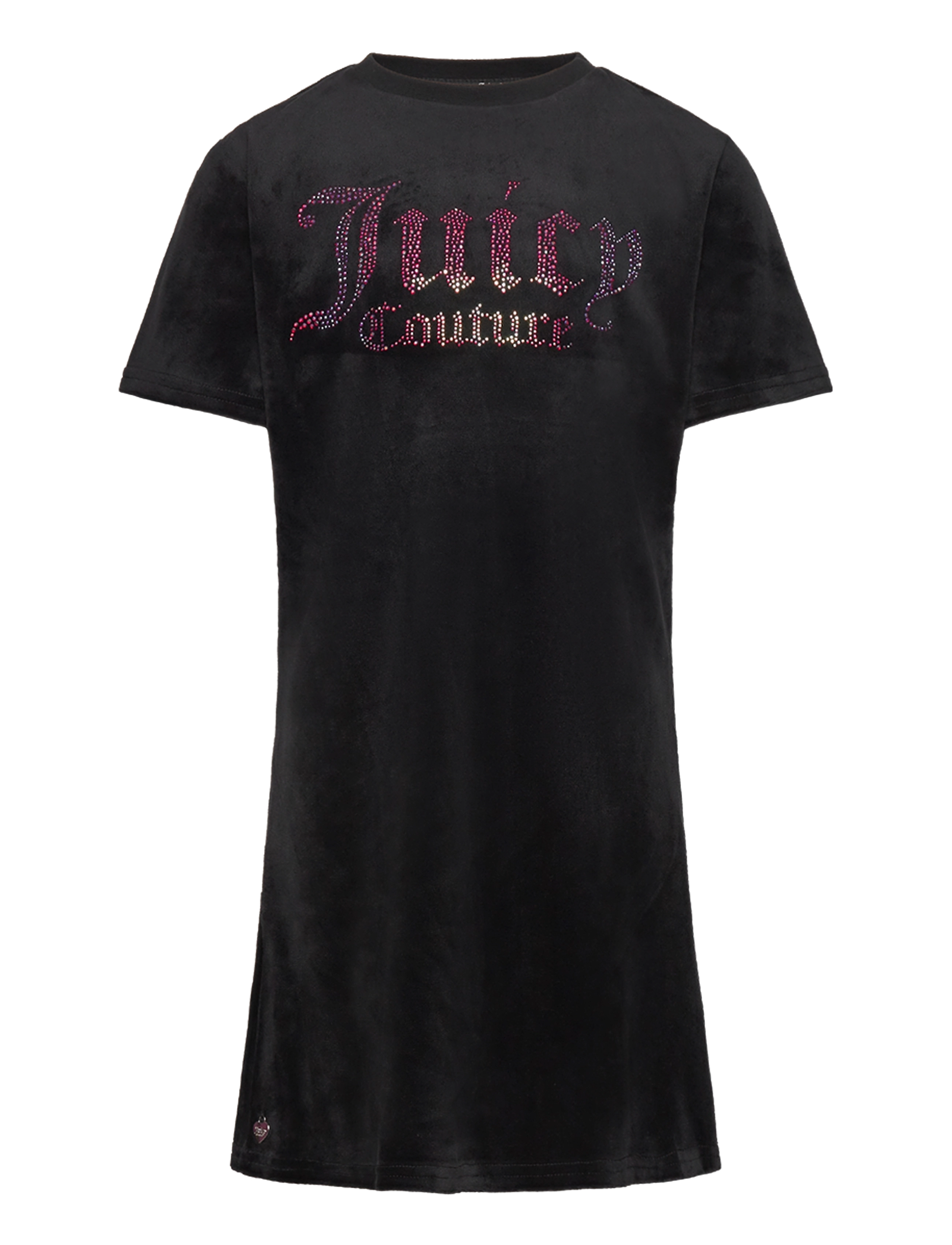 Juicy Couture Luxe Diamante Fitted SS Tee Dress - 4 for 3 - JET BLACK / black