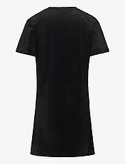 Juicy Couture - Luxe Diamante Fitted SS Tee Dress - short-sleeved casual dresses - jet black - 1
