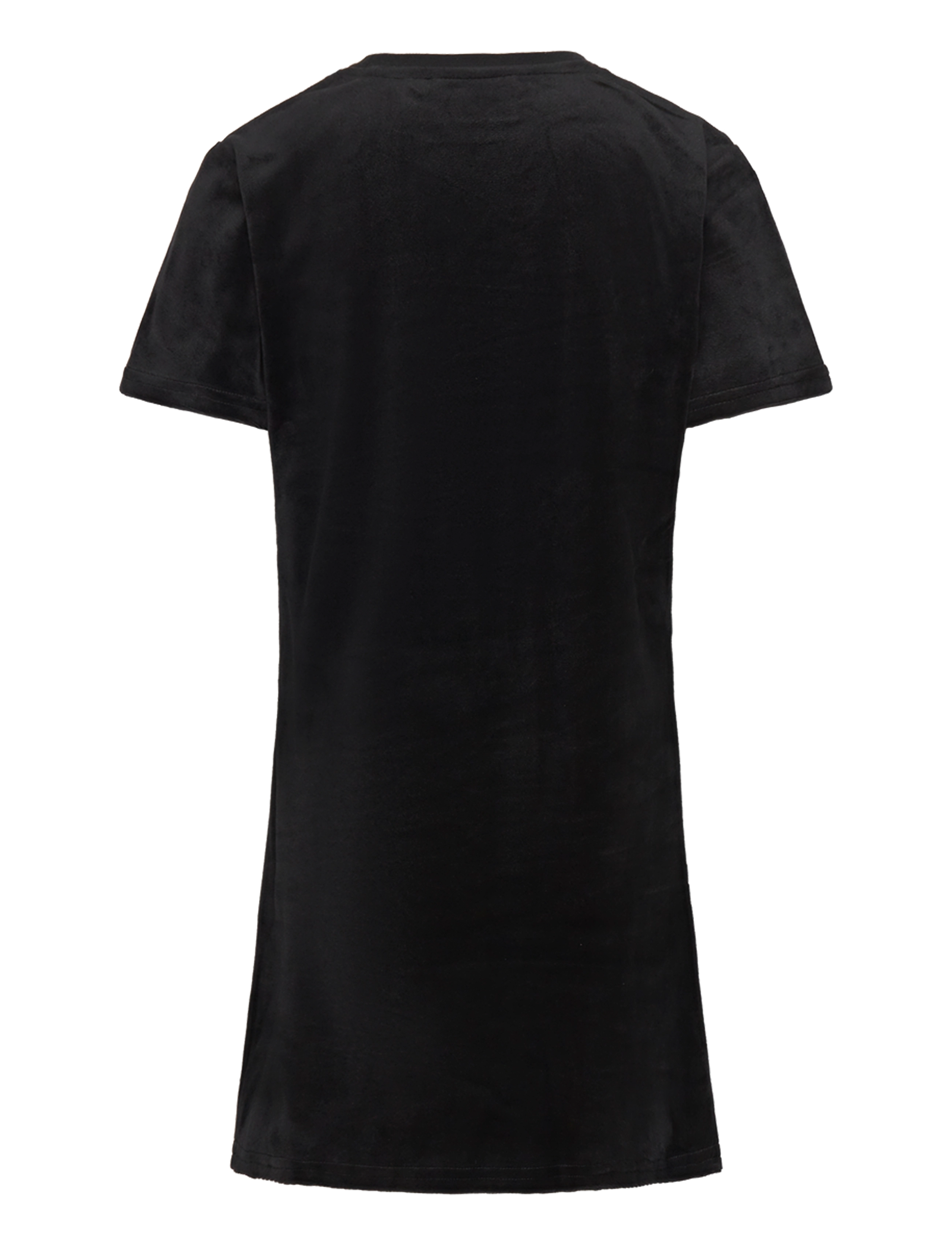 Juicy Couture - Luxe Diamante Fitted SS Tee Dress - robes décontractées à manches courtes - jet black - 1
