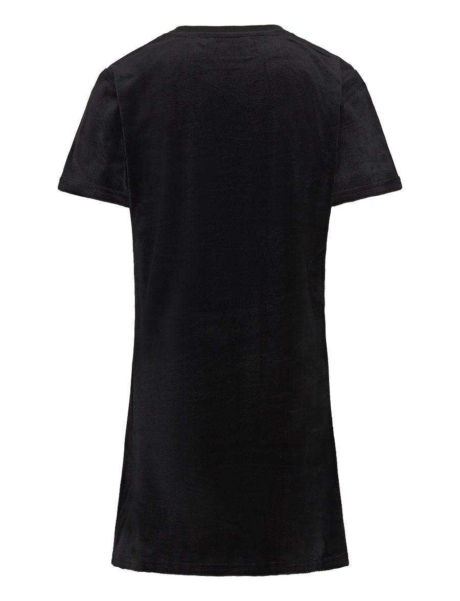Juicy Couture - Luxe Diamante Fitted SS Tee Dress - robes décontractées à manches courtes - jet black - 1