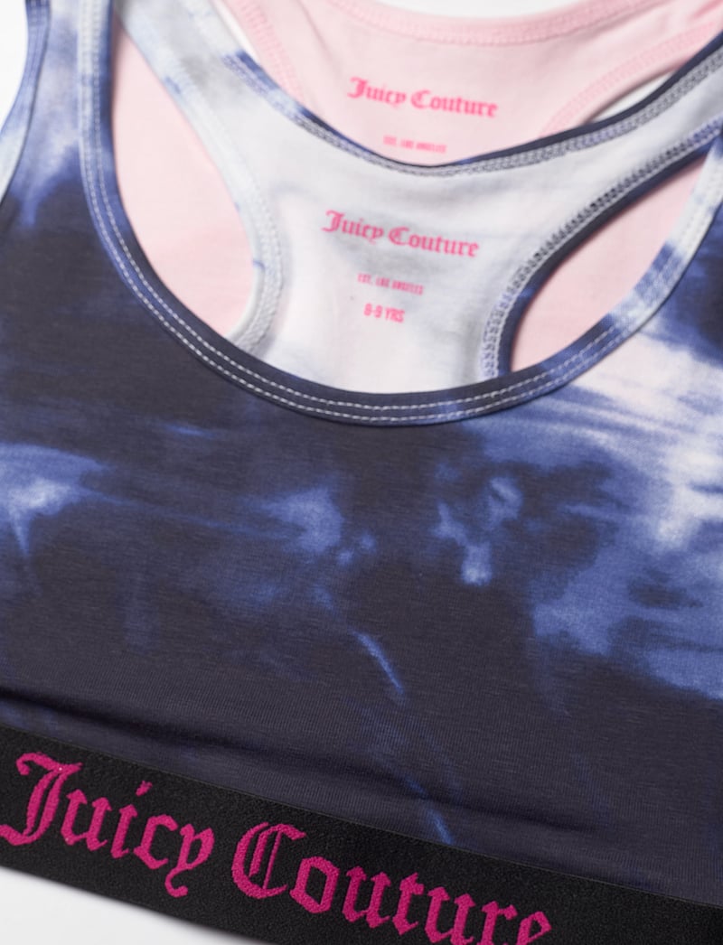 Juicy Couture - Juicy Couture Crop Top 2PK Hanging - toppar - night sky - 1