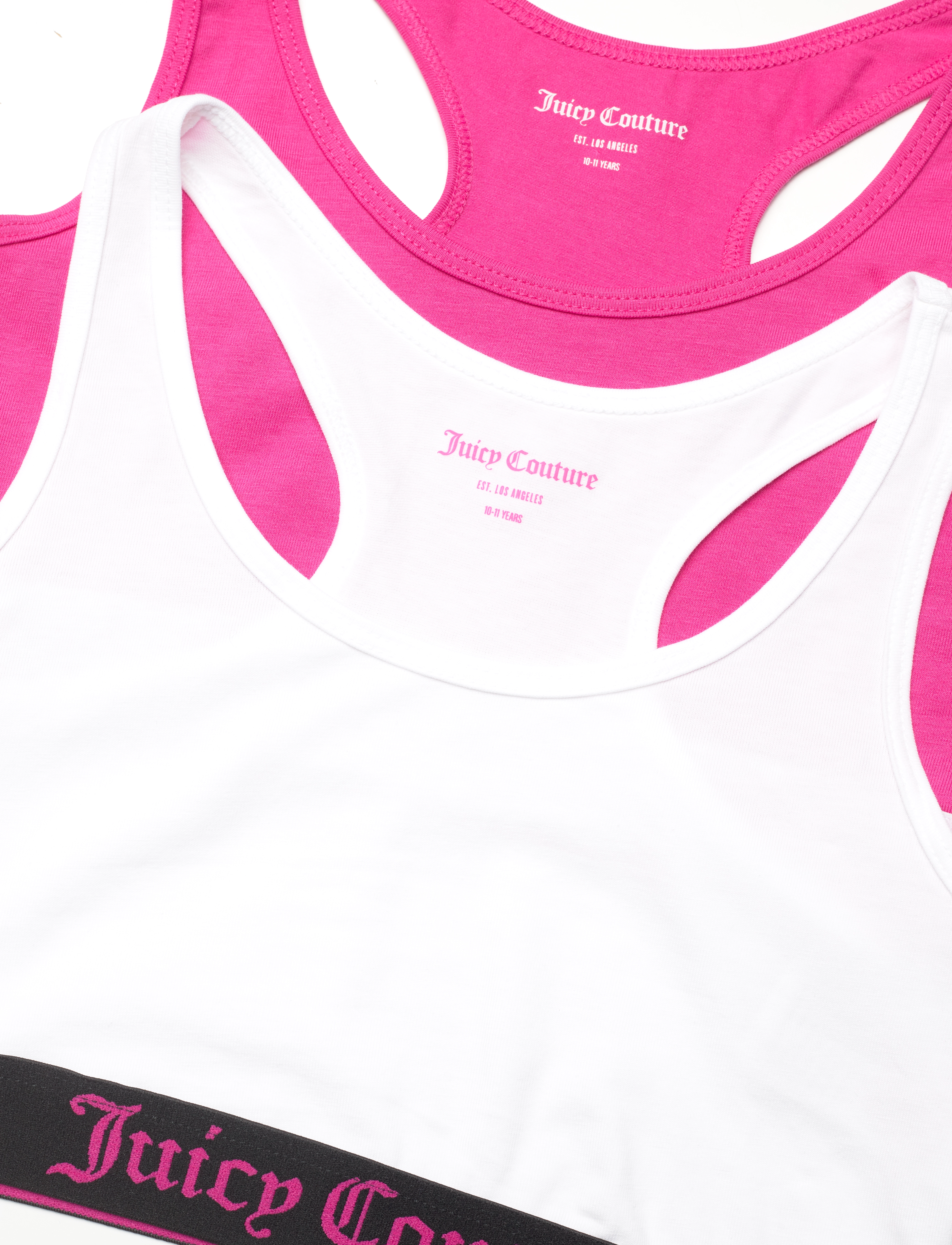 Juicy Couture - Juicy Couture Crop Top 2PK Hanging - pink yarrow - 1