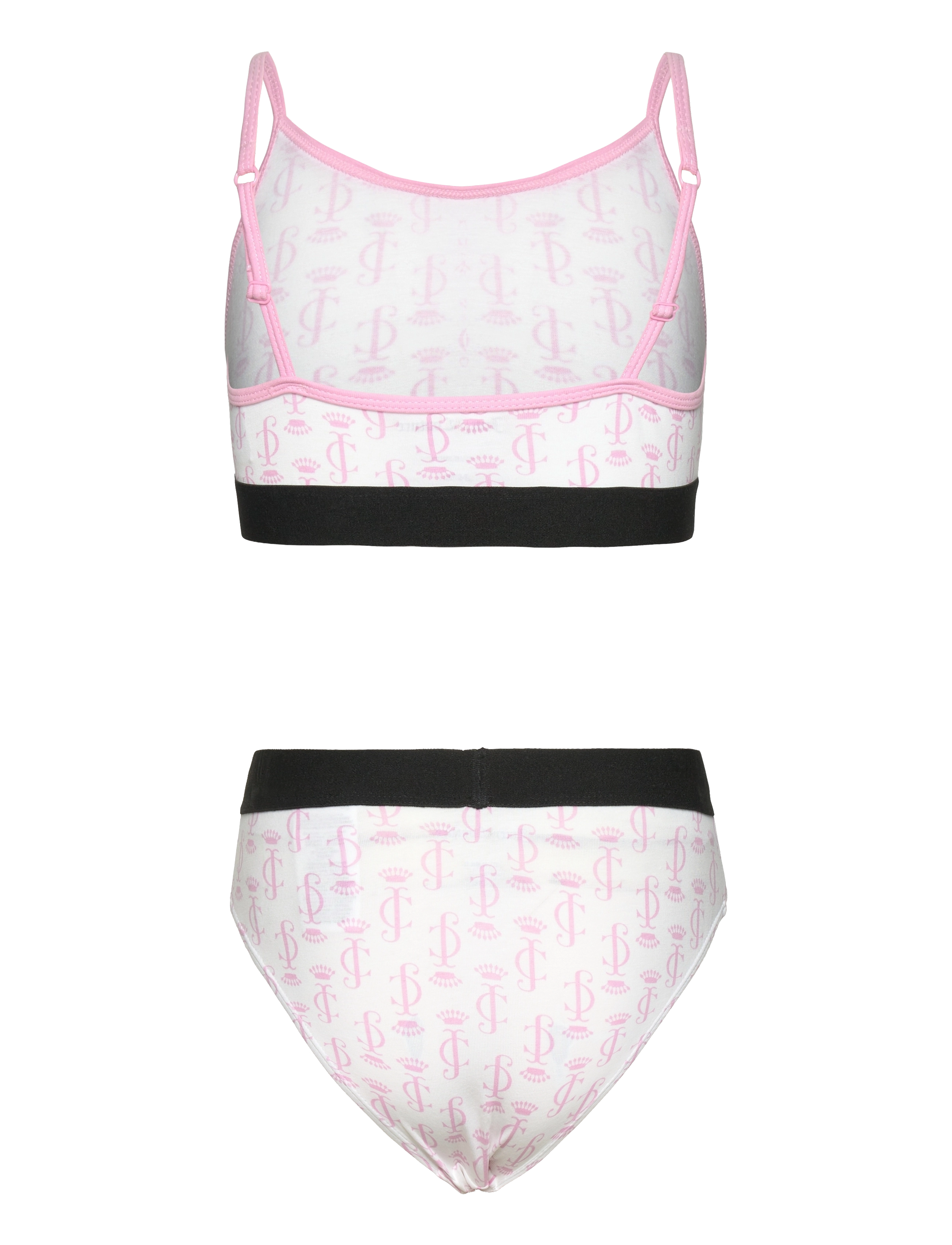 Juicy Couture - Juicy AOP Bralette and Bikini Brief Set Hanging - bright white - 1