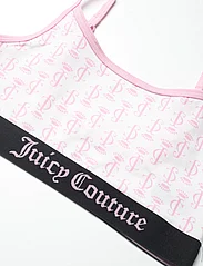 Juicy Couture - Juicy AOP Bralette and Bikini Brief Set Hanging - vasaros pasiūlymai - bright white - 2