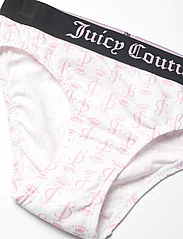 Juicy Couture - Juicy AOP Bralette and Bikini Brief Set Hanging - kesälöytöjä - bright white - 3