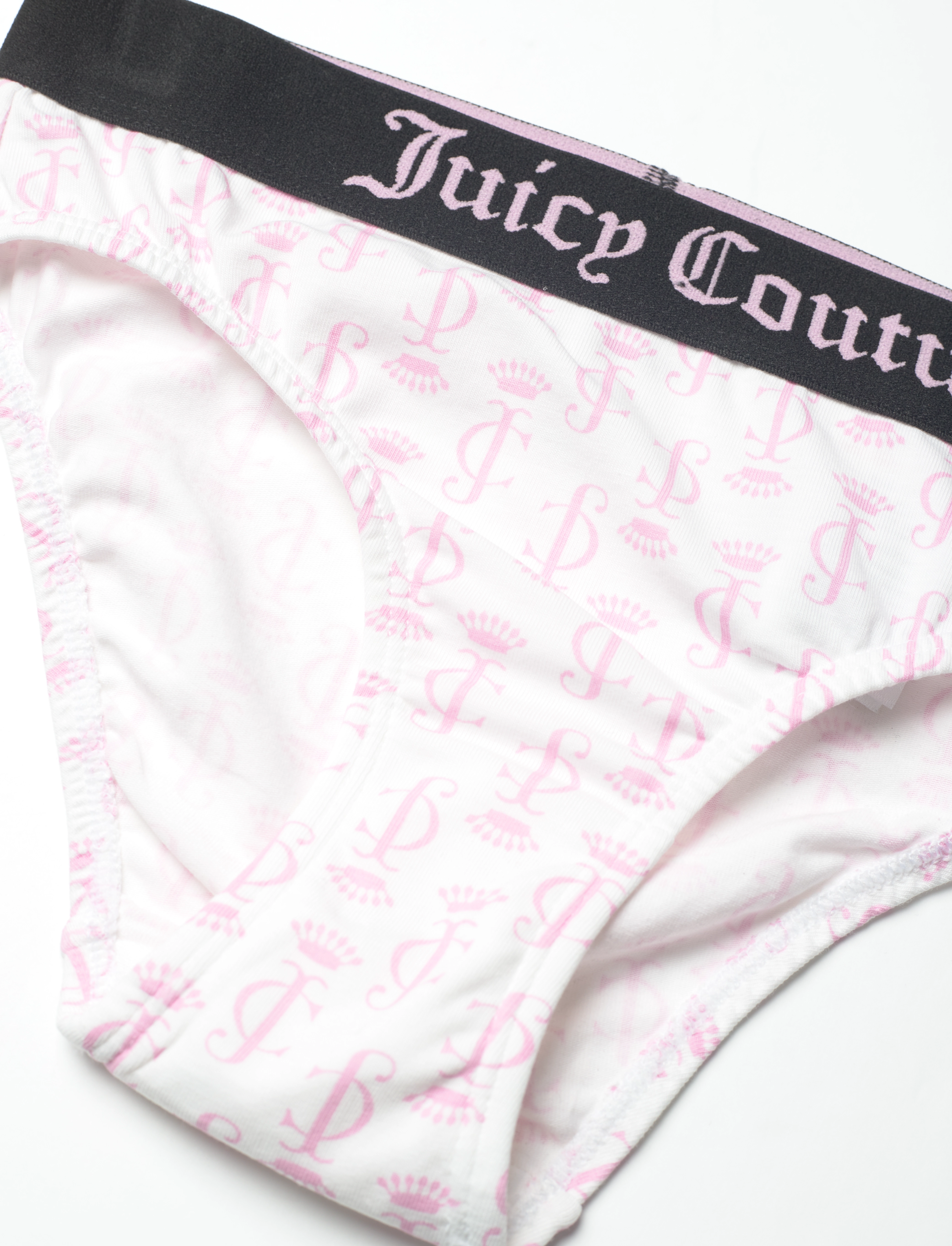 Juicy Couture - Juicy AOP Bralette and Bikini Brief Set Hanging - bright white - 3