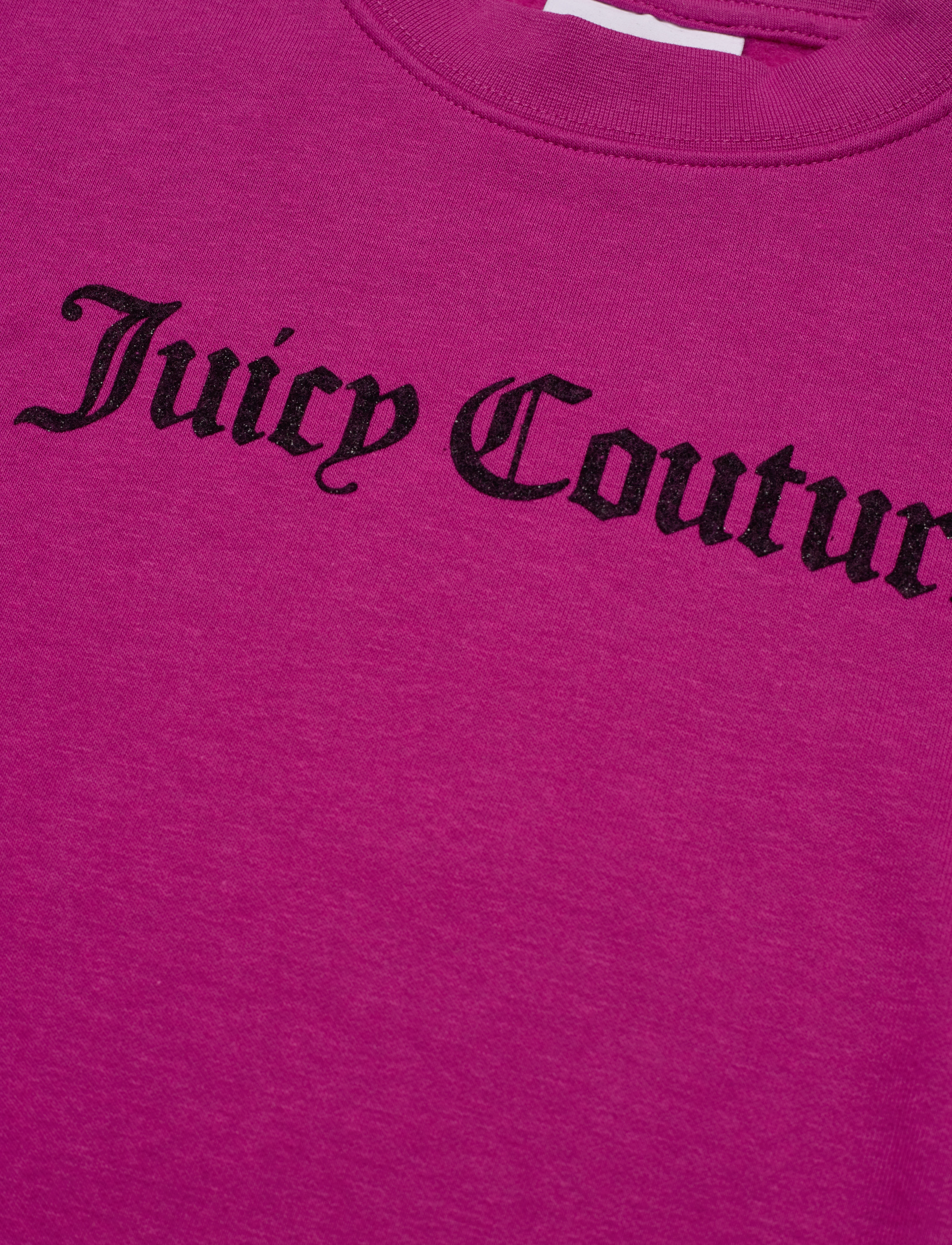 Juicy Couture - Juicy Flocked Balloon Crew - festival fuchsia - 2