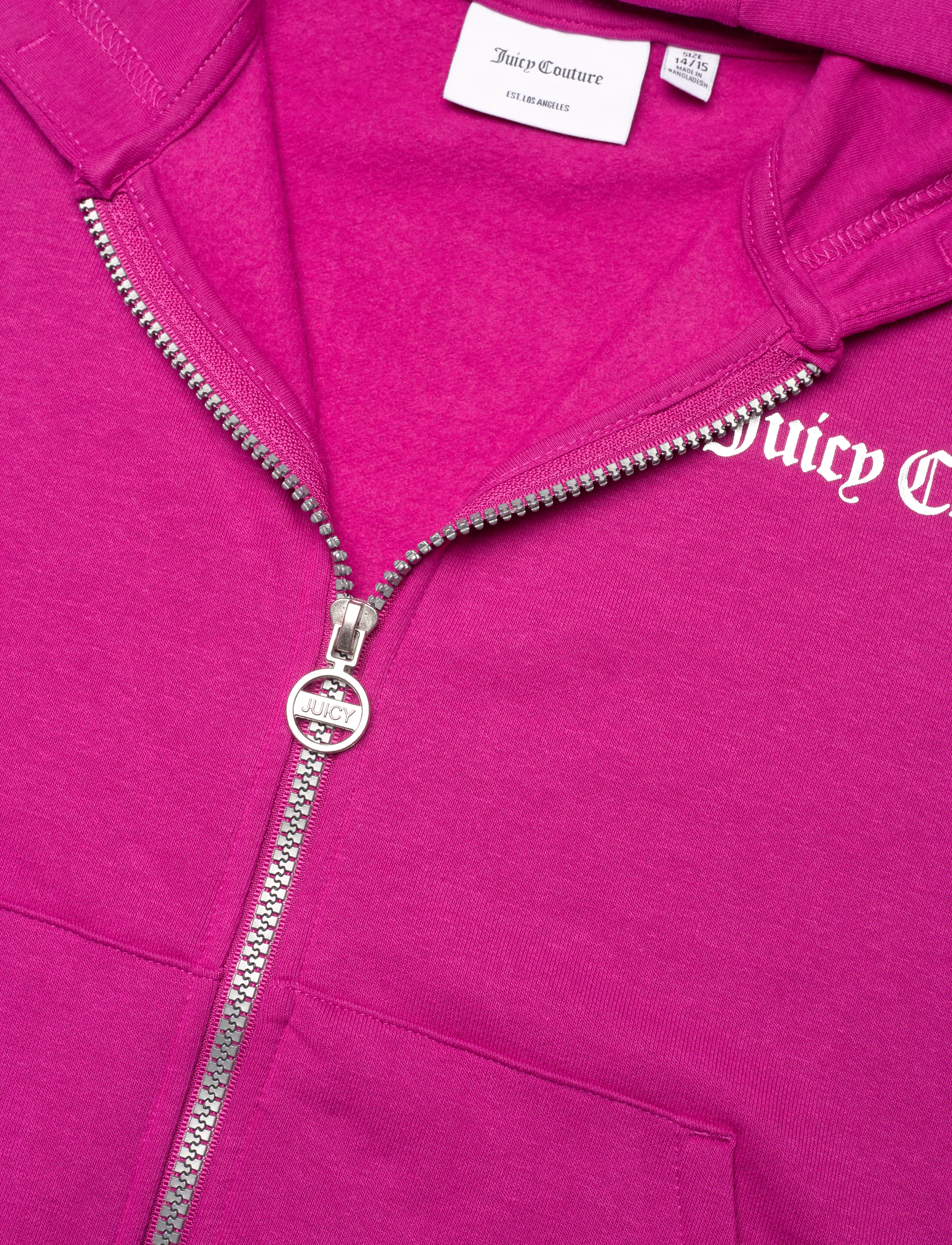 Juicy Couture - Juicy Abstract Zip Thru Hood - festival fuchsia - 2