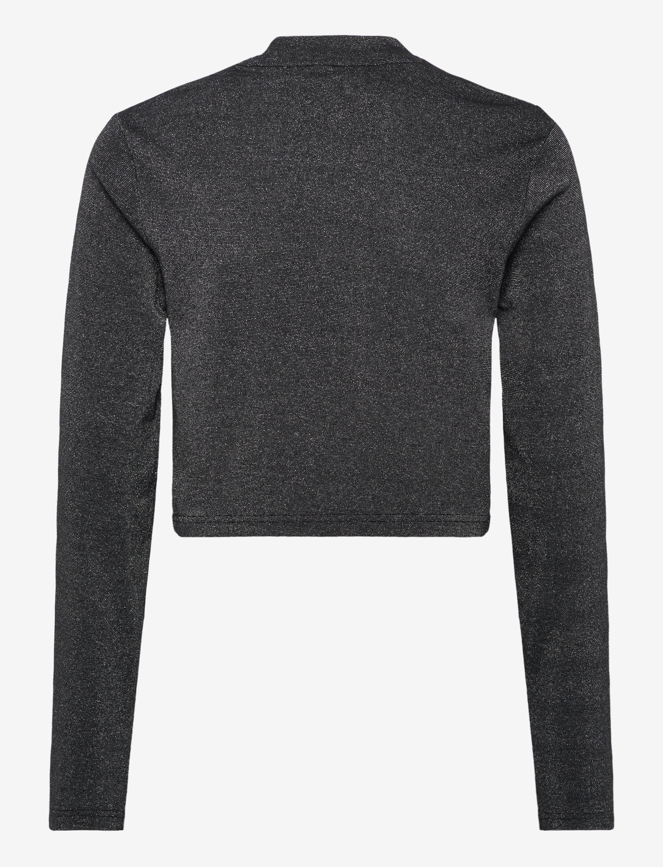 Juicy Couture - Lurex Jersey turtle Neck LS Top - pikkade varrukatega t-särgid - black - 1