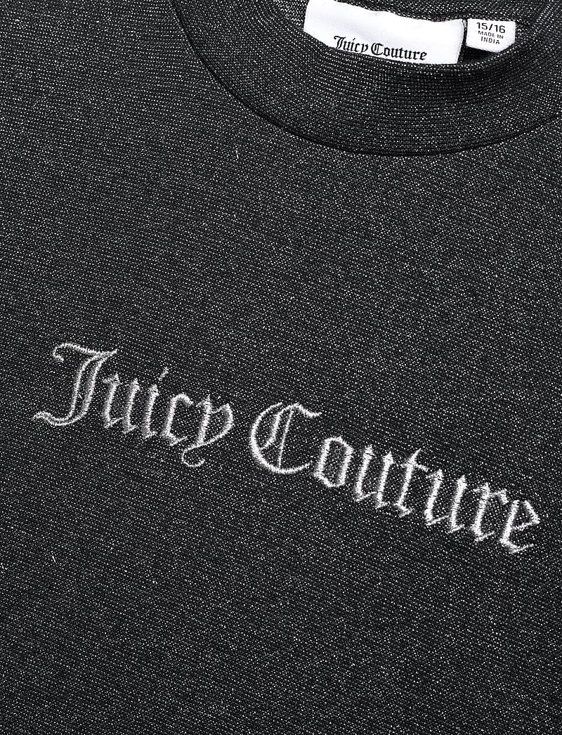 Juicy Couture - Lurex Jersey turtle Neck LS Top - pikkade varrukatega t-särgid - black - 2
