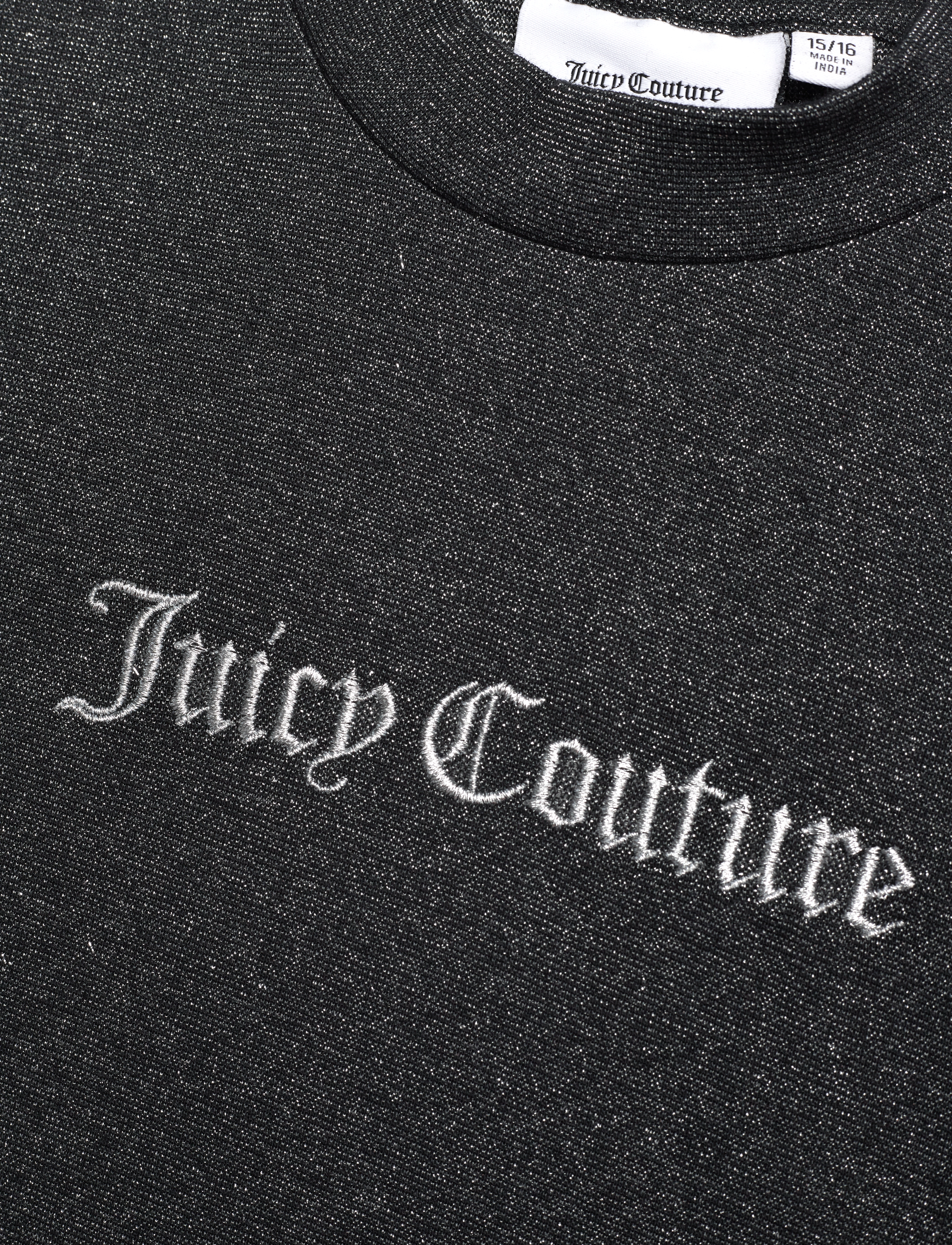 Juicy Couture - Lurex Jersey turtle Neck LS Top - black - 2