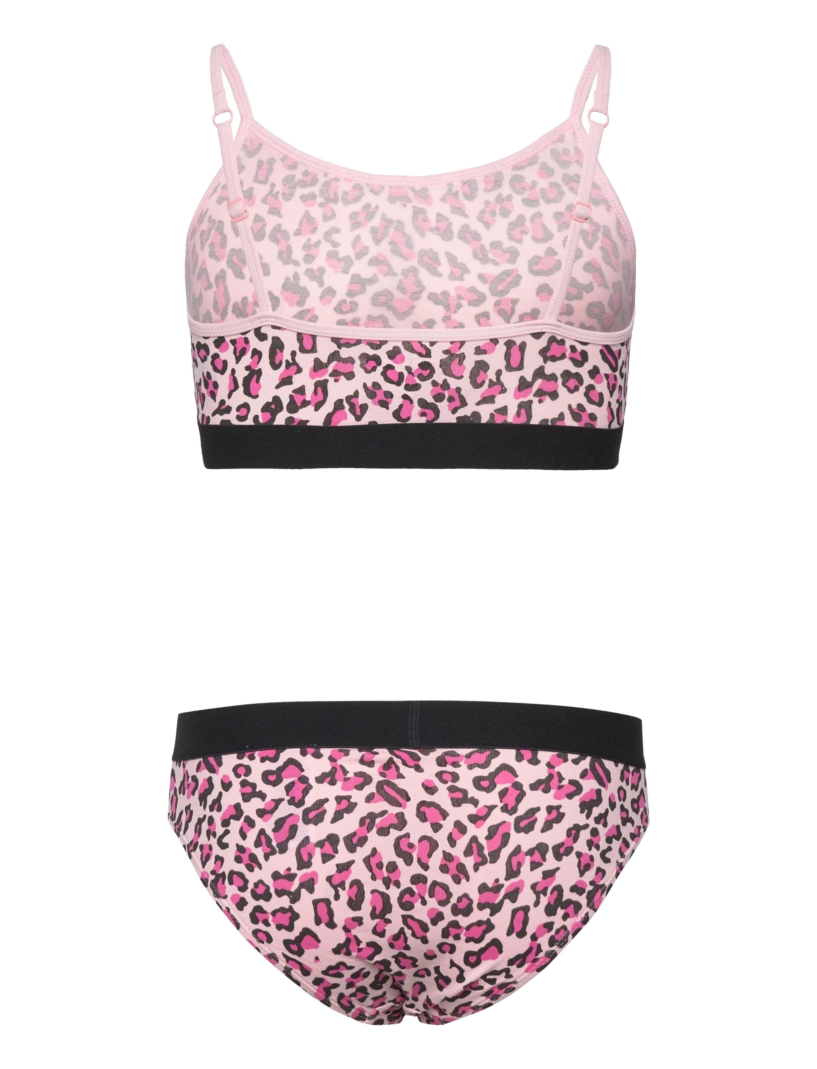 Juicy Couture - Juicy Leopard Bralette and Bikini Brief Set Hanging - carmine rose - 1