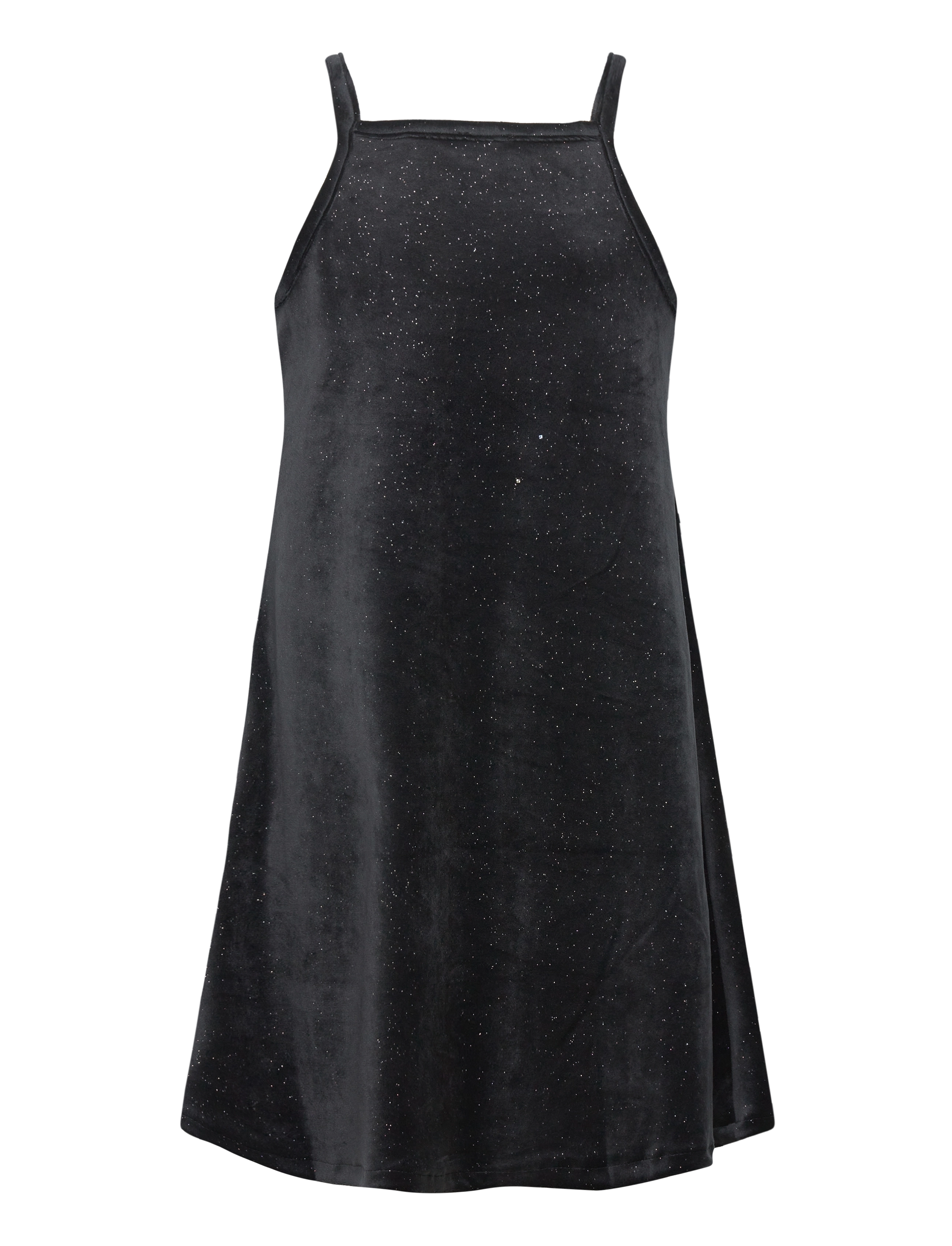 Juicy Couture - Glitter Velour Frill Dress - jet black - 1