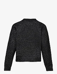 Juicy Couture - Fluffy Knit Metallic Cardigan - koftor - black - 1