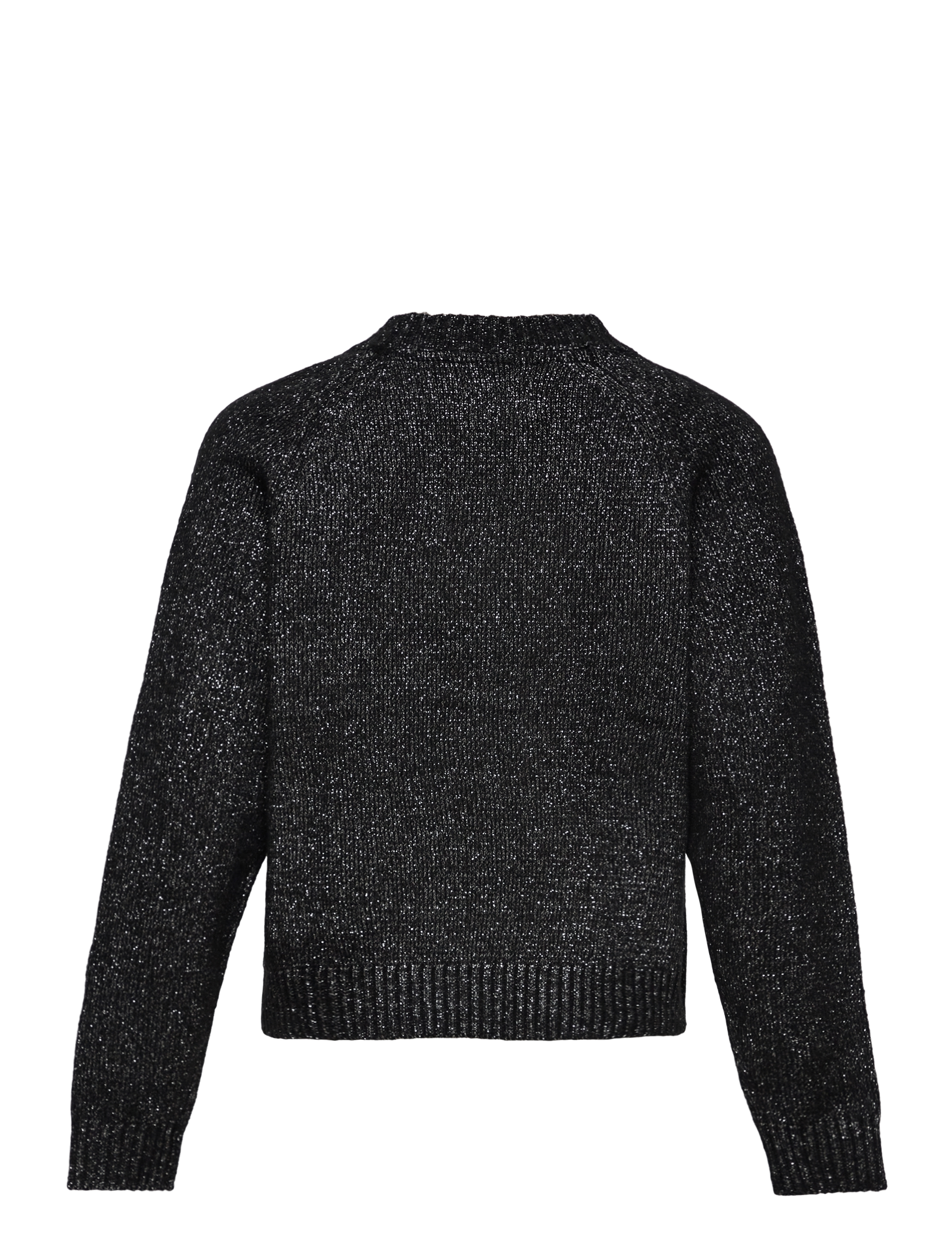 Juicy Couture - Fluffy Knit Metallic Cardigan - black - 1