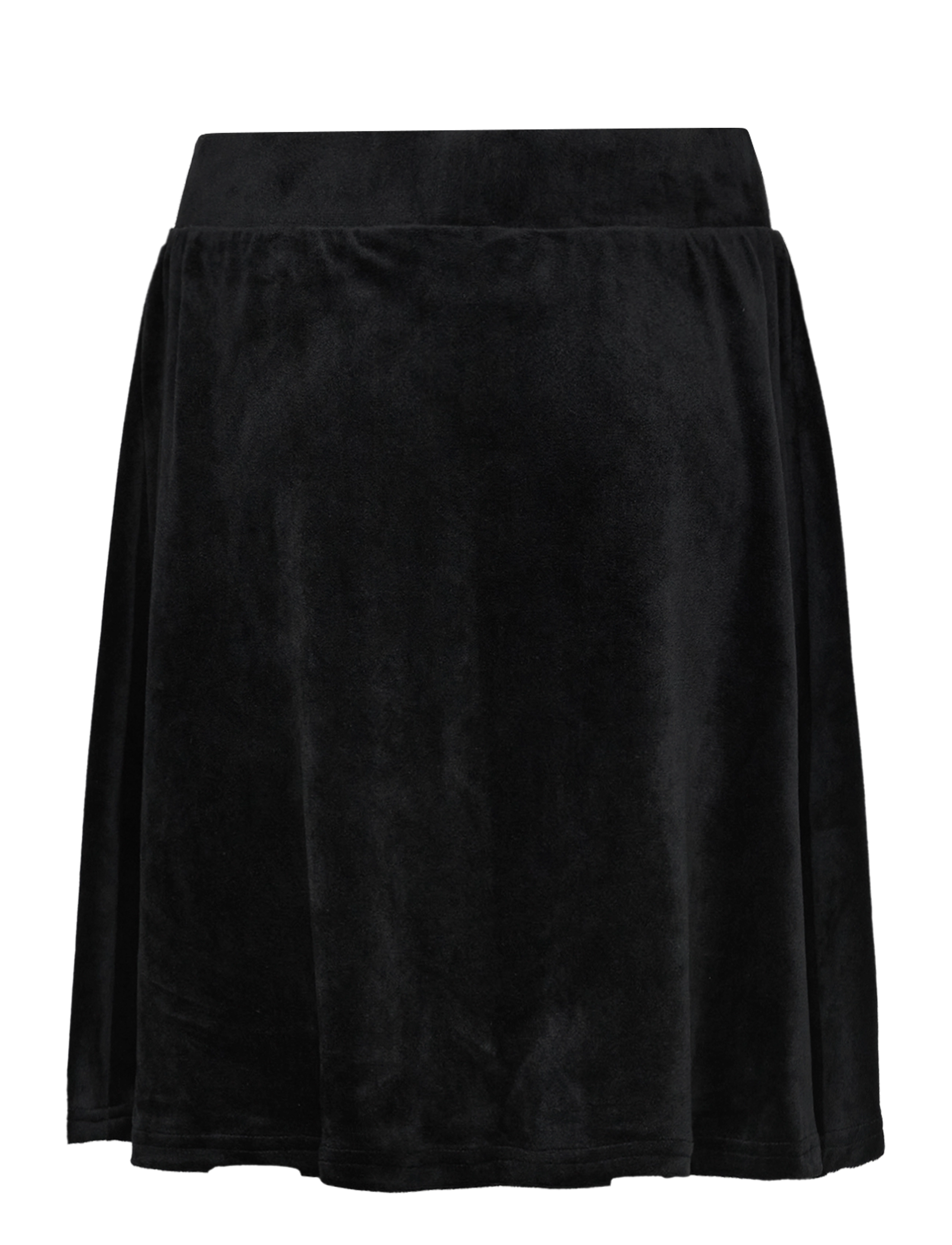 Juicy Couture - Diamante Velour Aline Skirt - jet black - 1