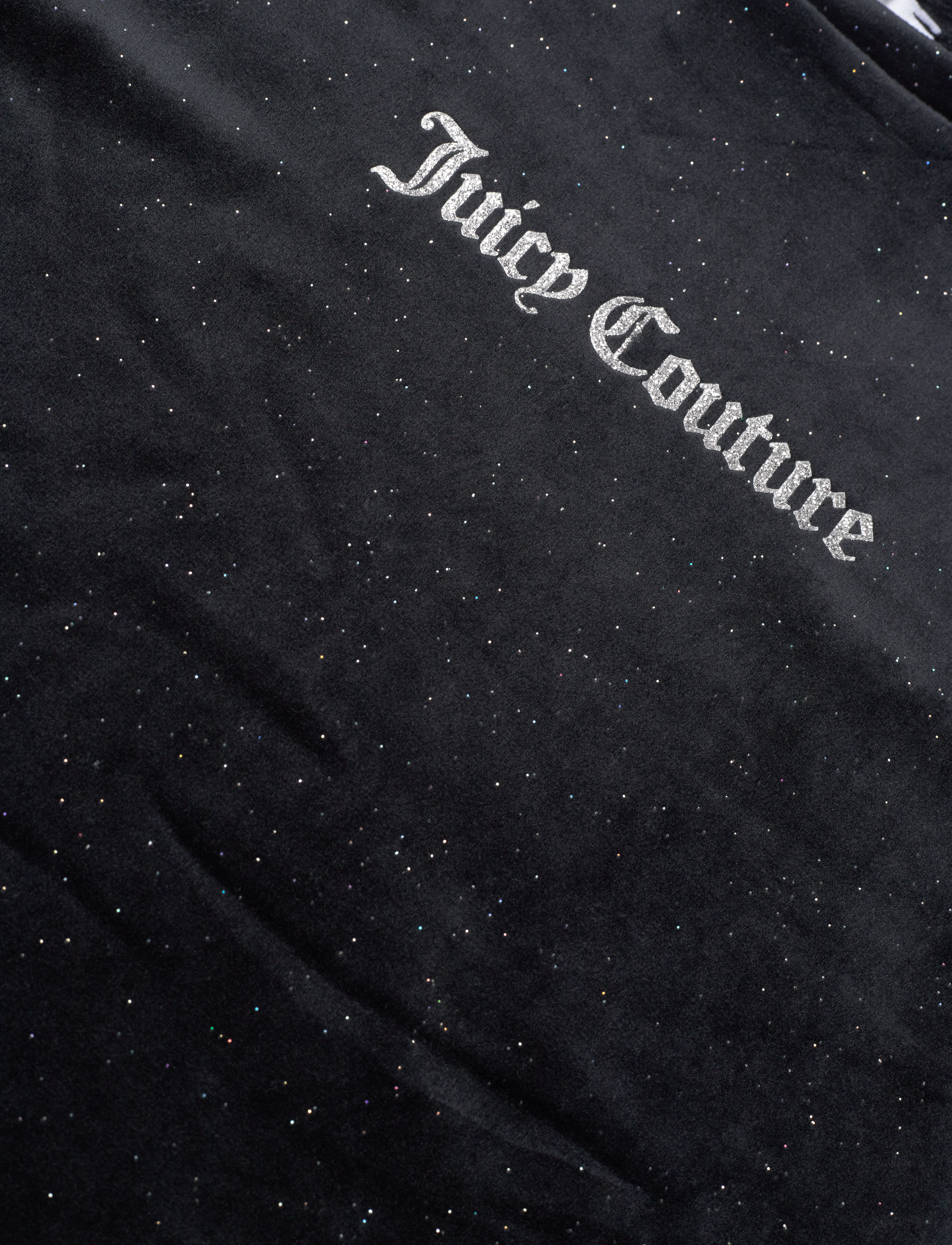 Juicy Couture - Glitter Velour SS Dress - black - 2