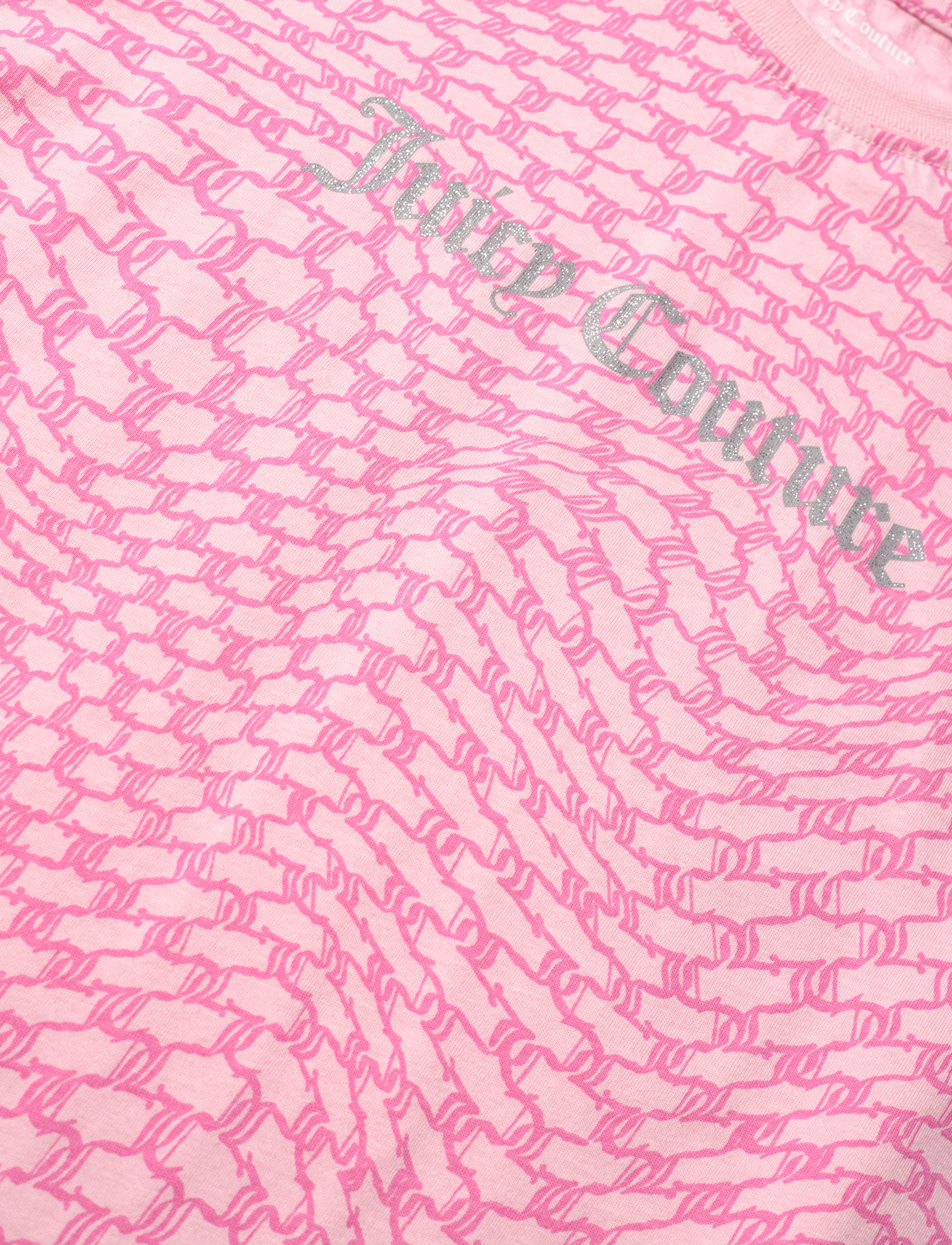 Juicy Couture - Warped Juicy SS Tee and Legging Lounge Set - almond blossom - 4