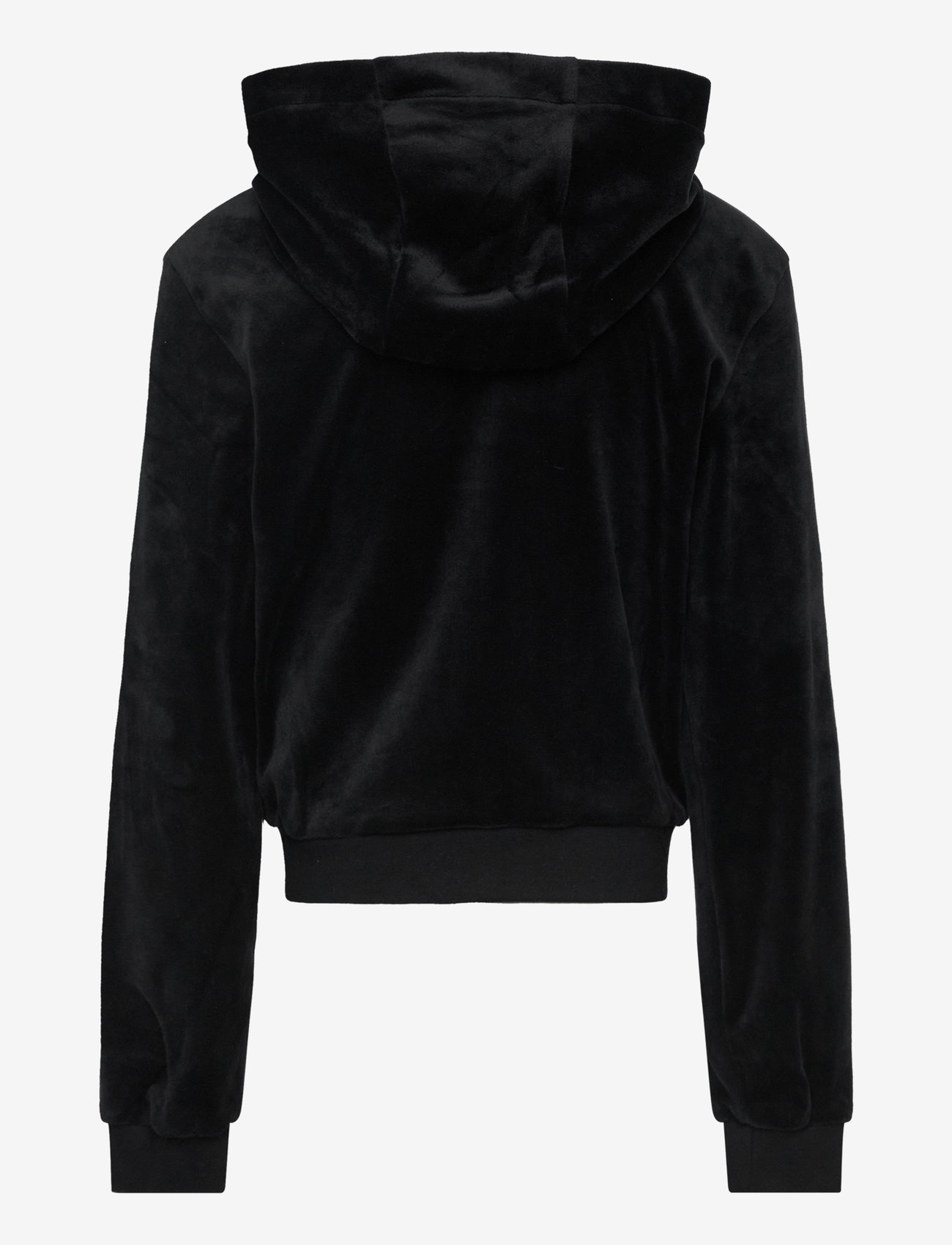 Juicy Couture - Tonal Embro Velour Zip Thru Hoodie - jet black - 1