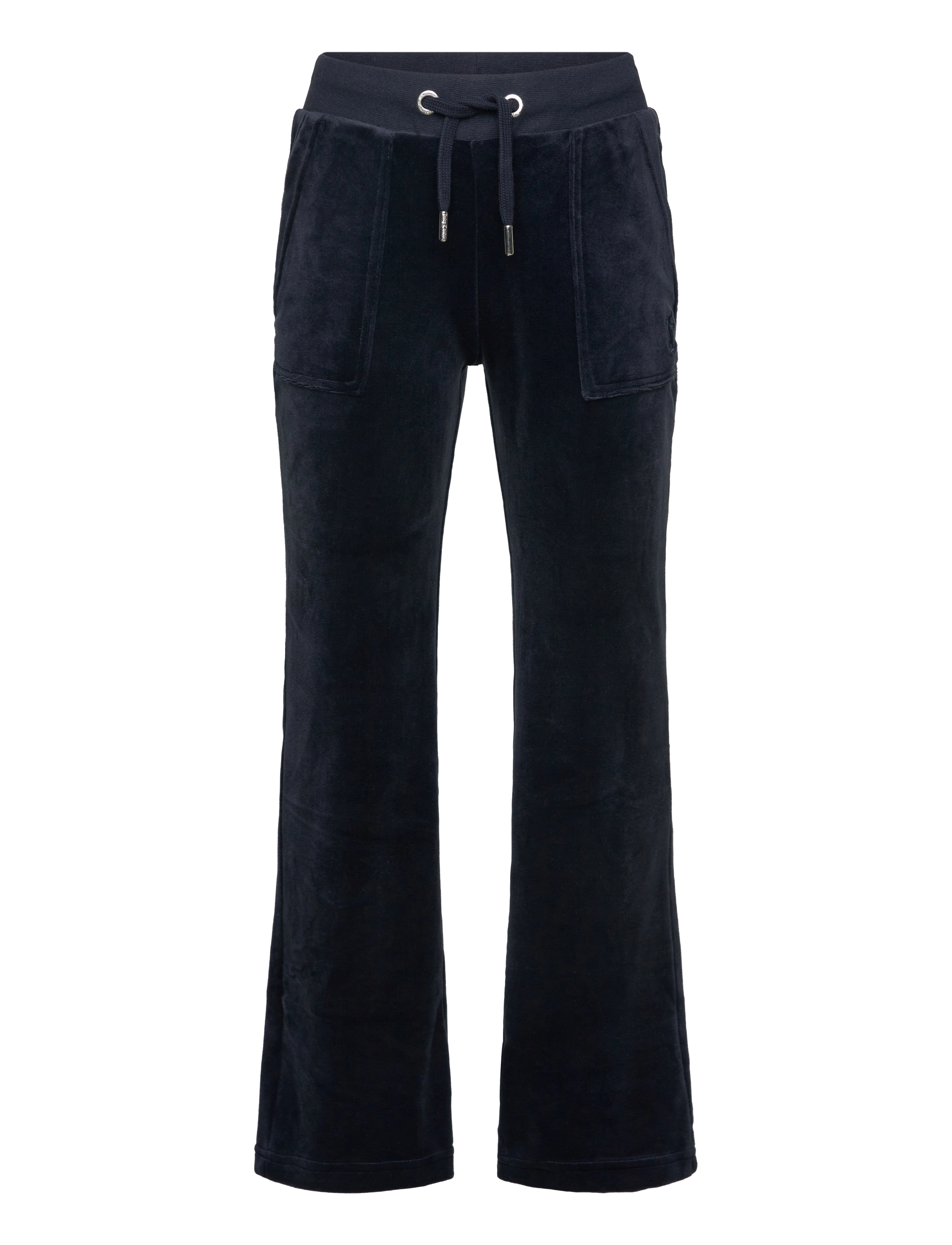 Juicy Couture - Tonal Embro Velour Patch Pocket Wide Leg - night sky - 0
