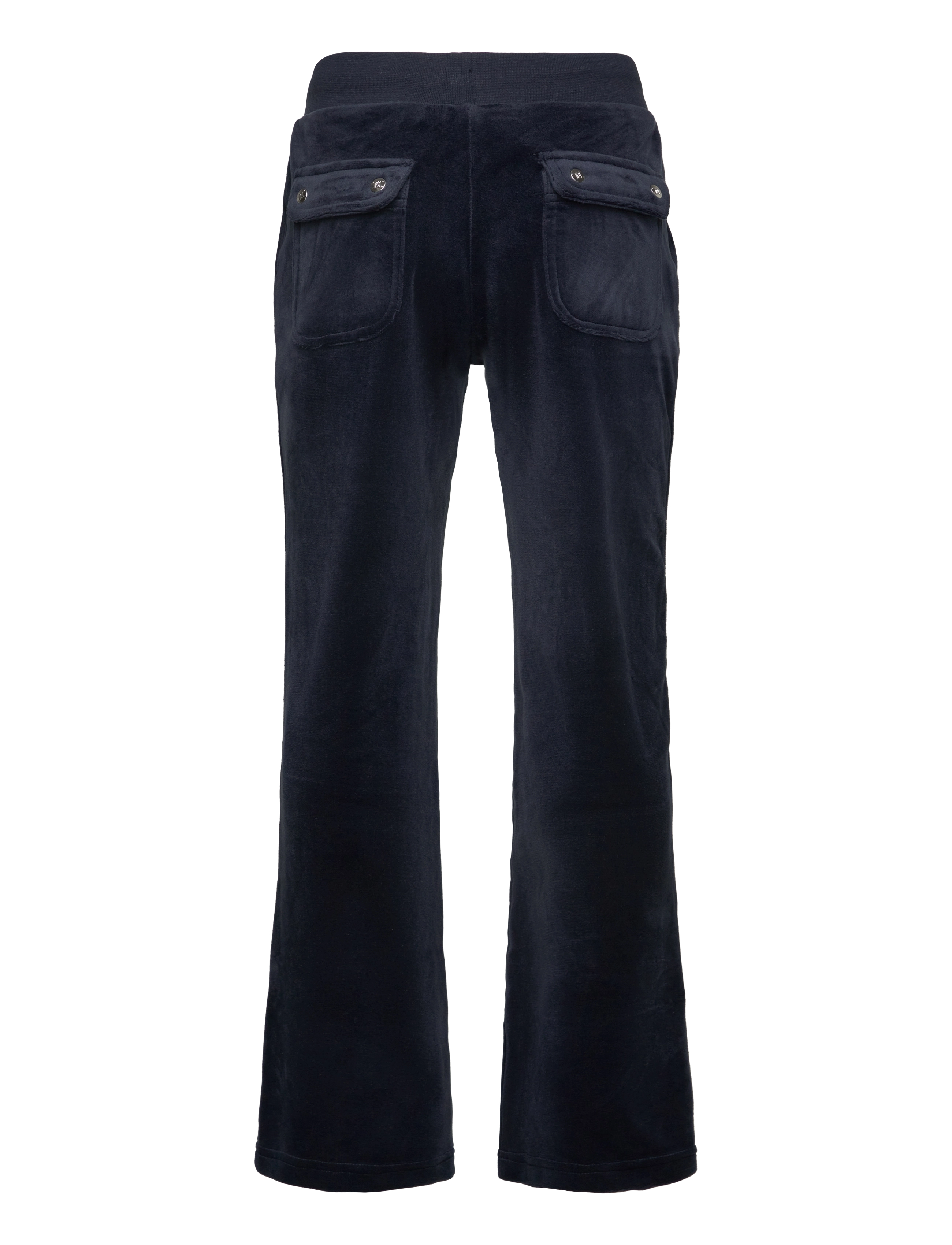 Juicy Couture - Tonal Embro Velour Patch Pocket Wide Leg - night sky - 1