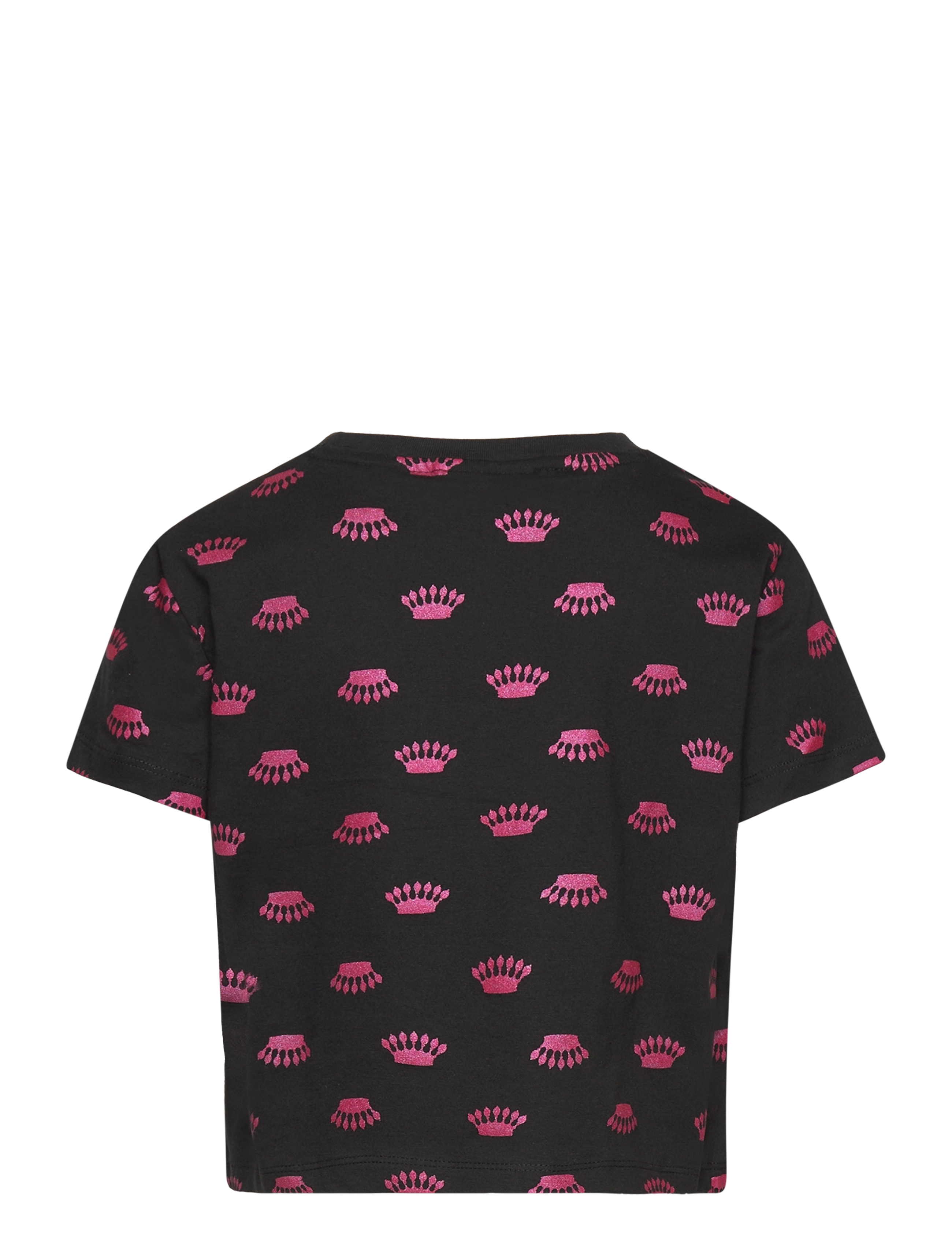 Juicy Couture - Luxe Crown Print SS Boxy Tee - black - 1