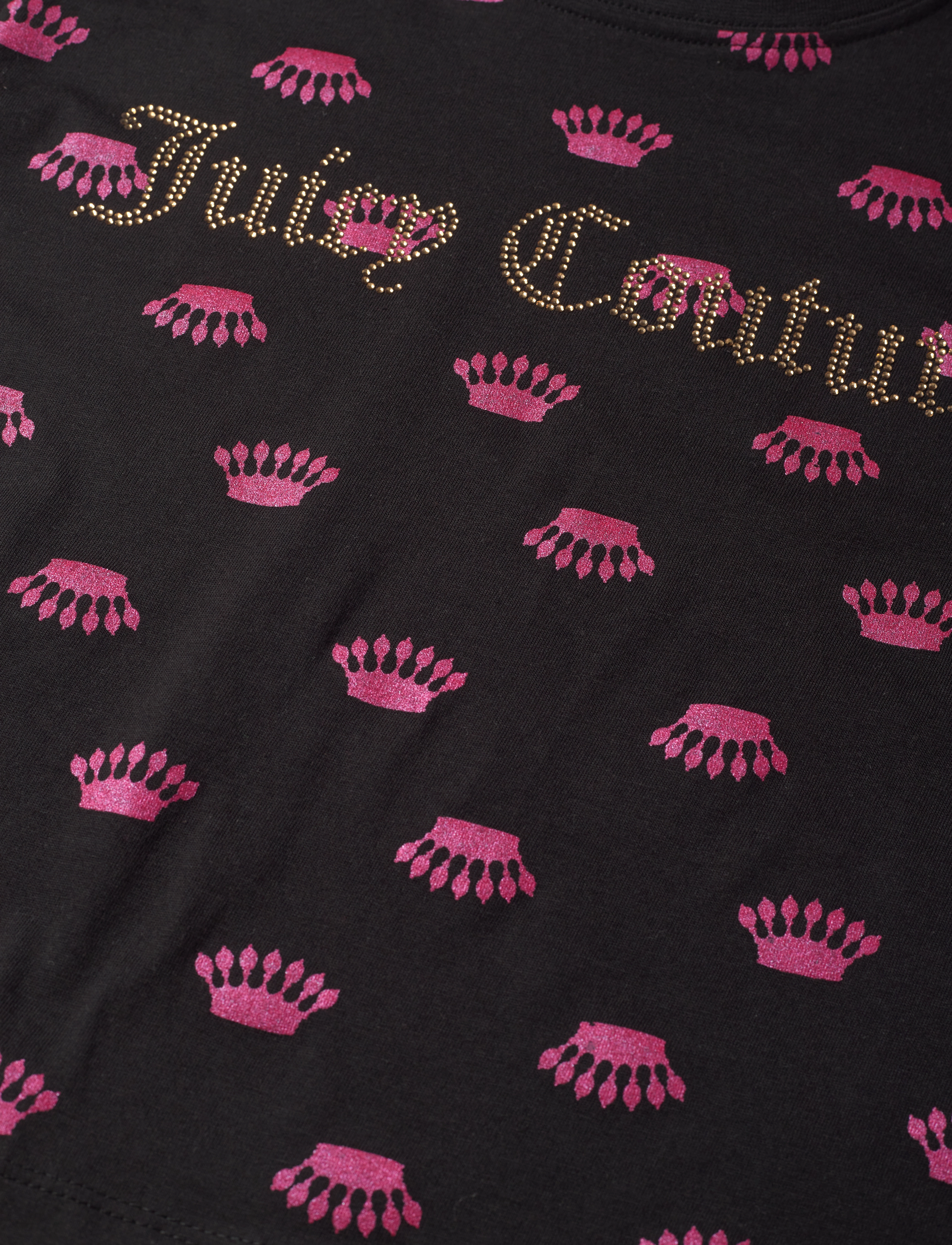 Juicy Couture - Luxe Crown Print SS Boxy Tee - black - 2