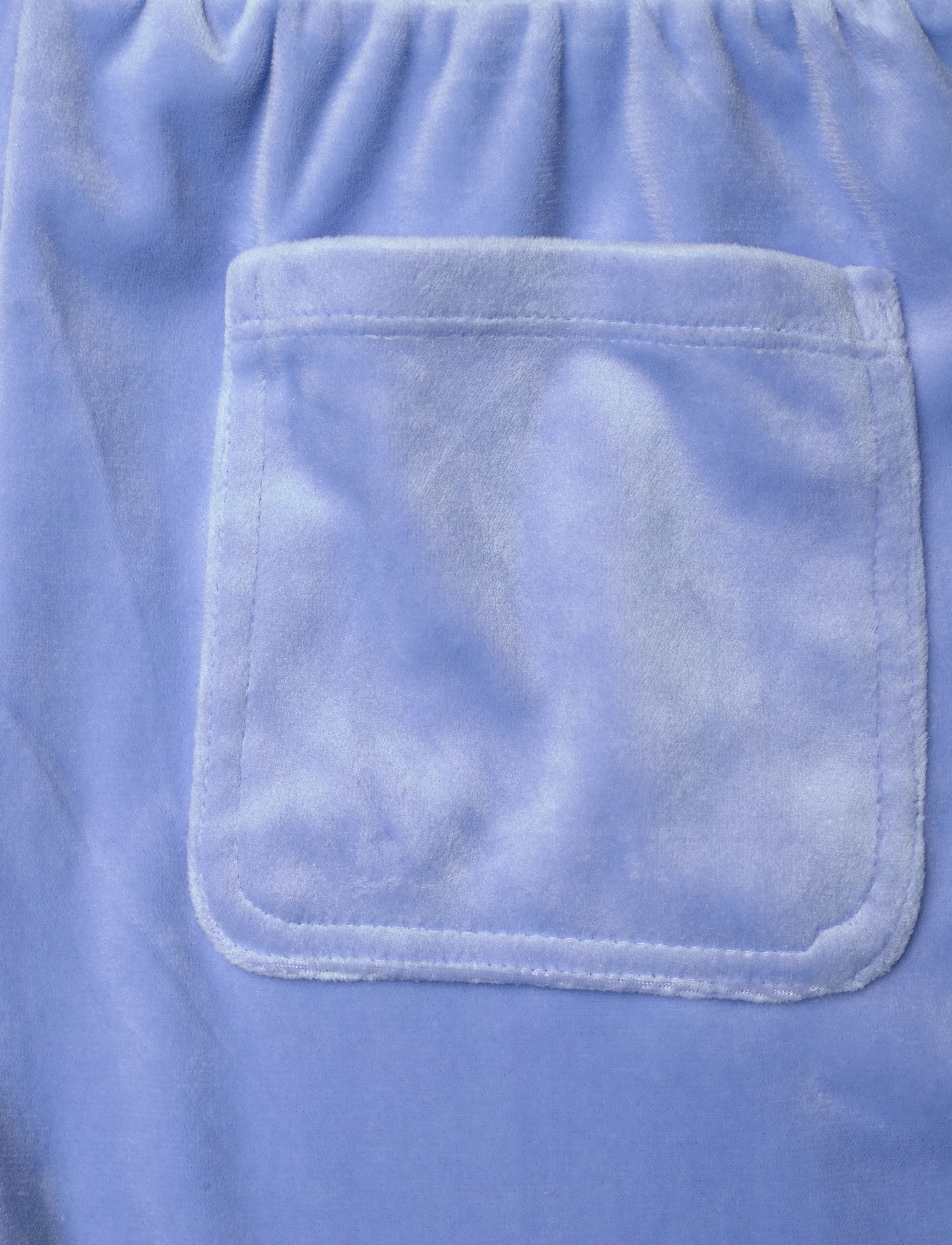 Juicy Couture - Tonal Embro Velour Short - della robbia blue - 4