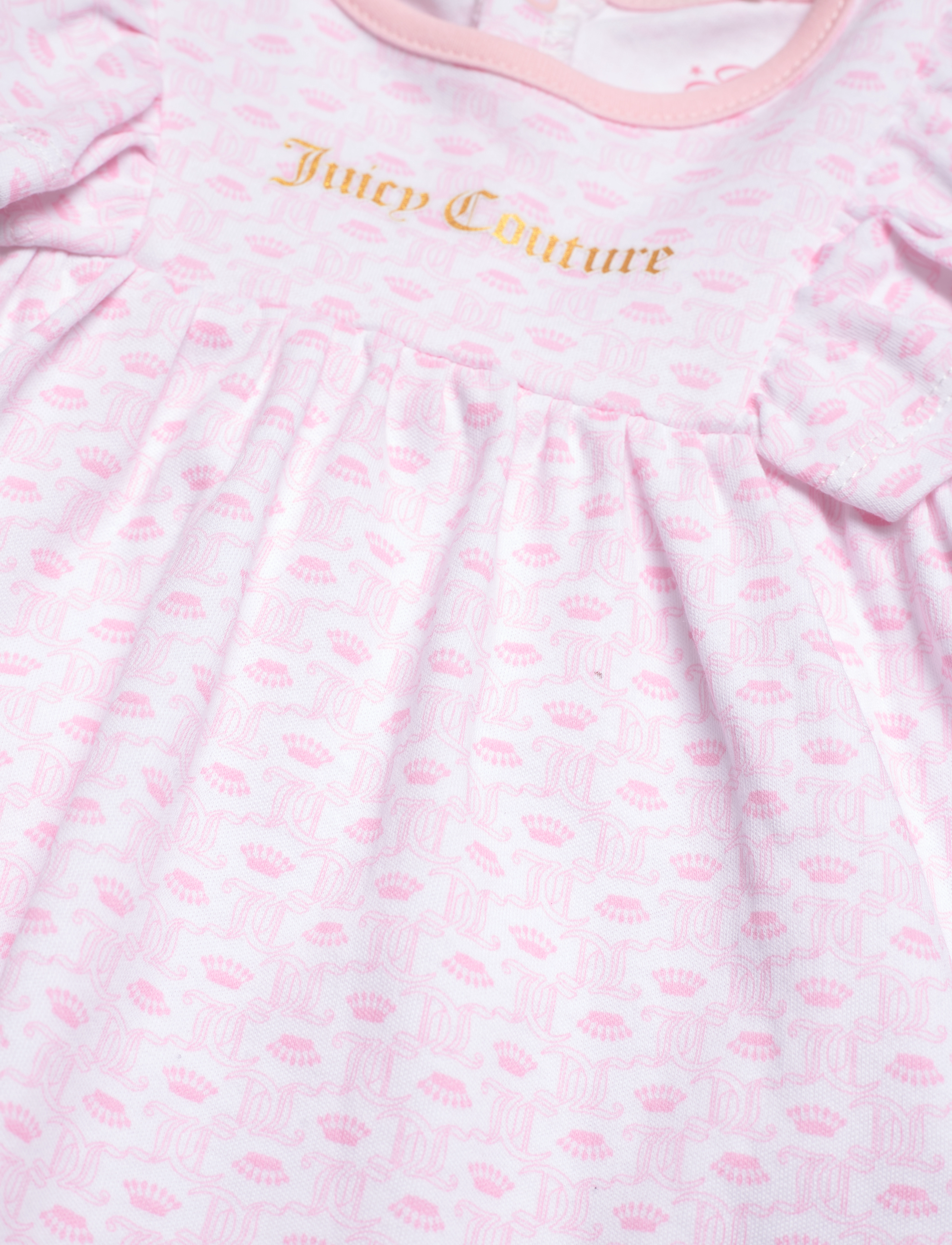 Juicy Couture - JC AOP Dress & Knicker & Bow Set - bright white - 4