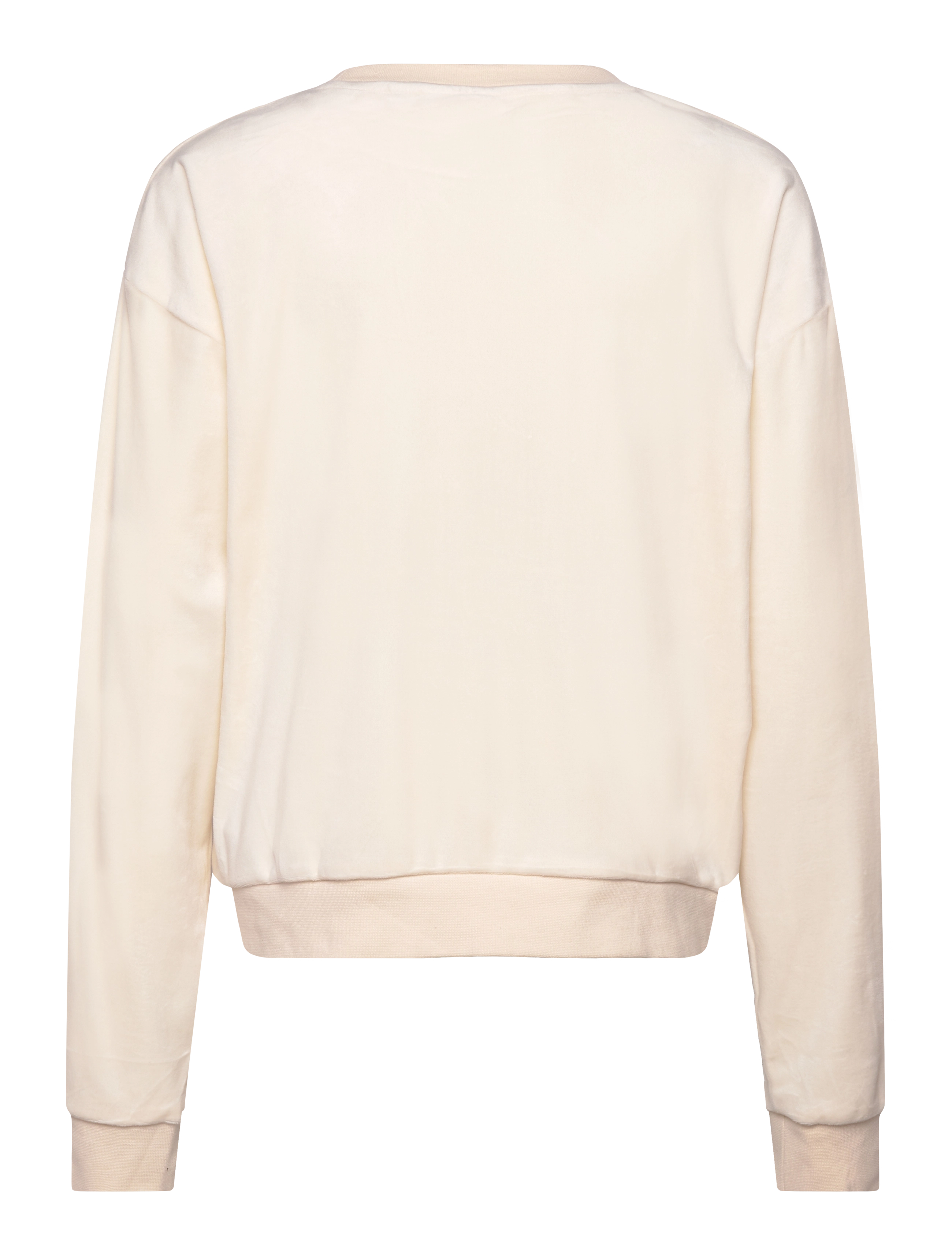 Juicy Couture - Diamante Velour Crew - vanilla ice - 1