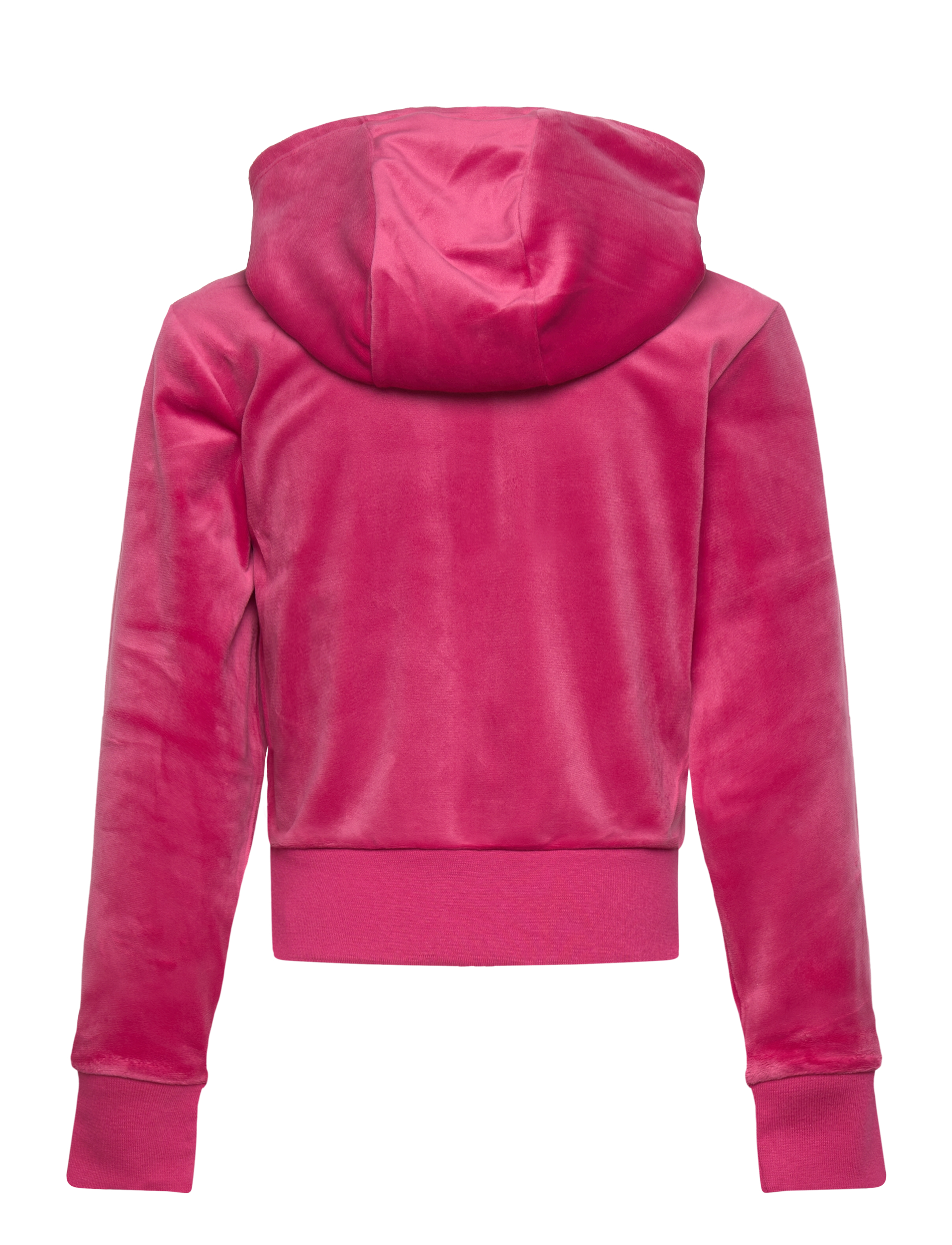 Juicy Couture - Tonal Zip Through Hoodie - hættetrøjer - sangria - 1