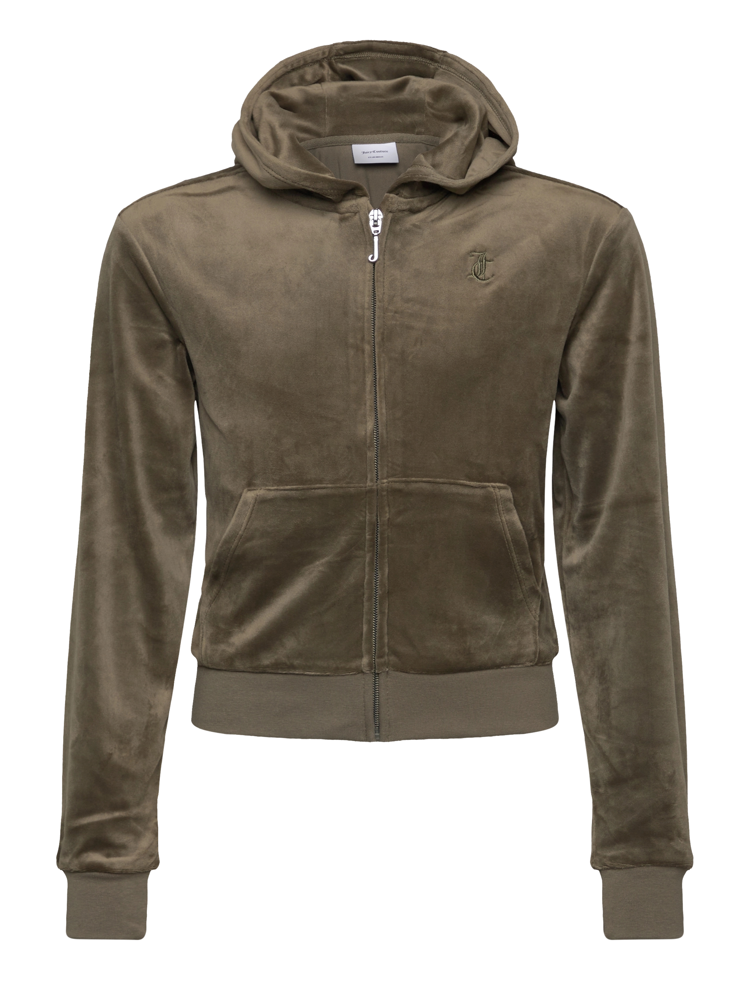 JUICY COUTURE Tonal Zip Through Hoodie Braun - 122 - Kinder