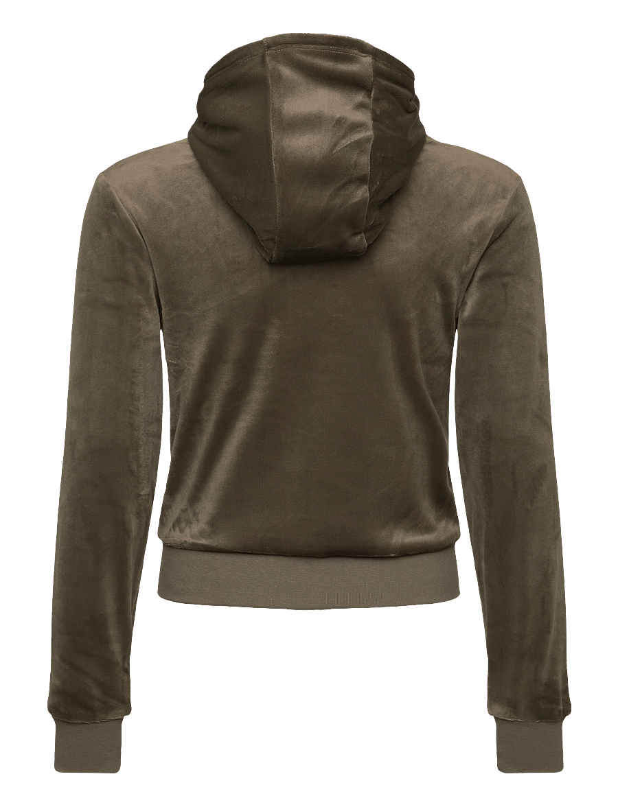 Juicy Couture - Tonal Zip Through Hoodie - bluzy z kapturem - tea leaf - 1