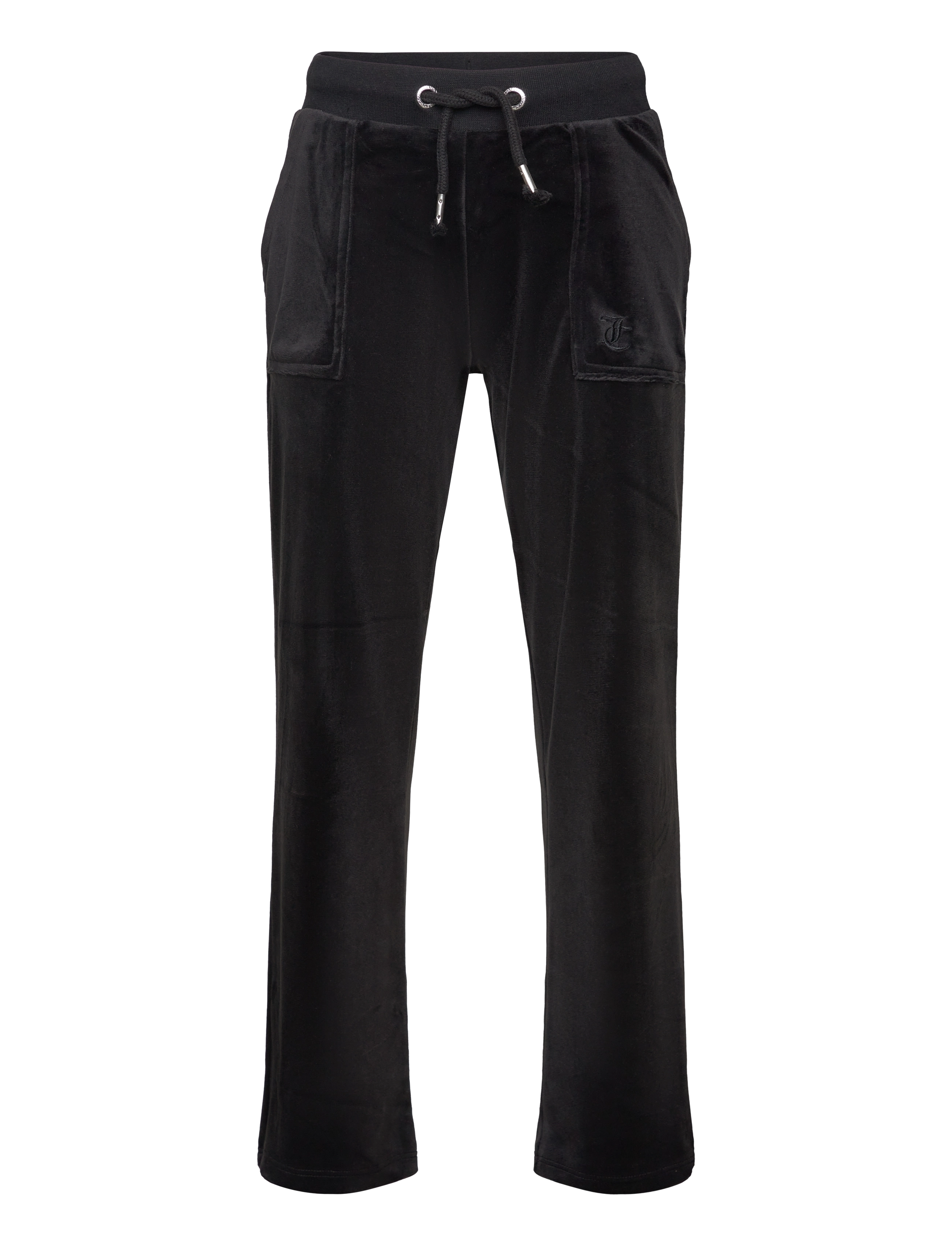 Juicy Couture Tonal Wide Leg Jogger - Tøj - JET BLACK / black