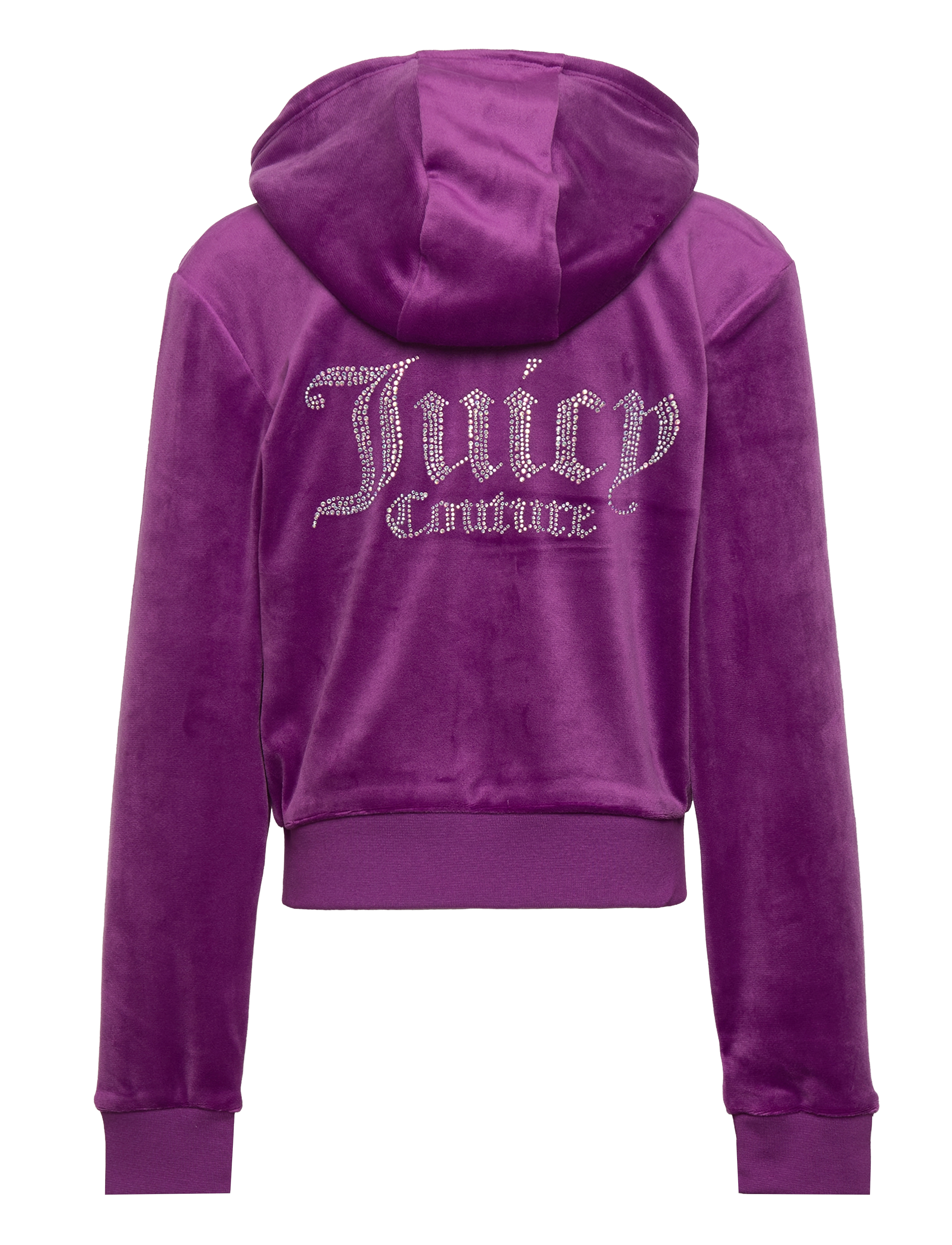 Juicy Couture - Diamante Zip Through Hoodie - gloxinia - 1
