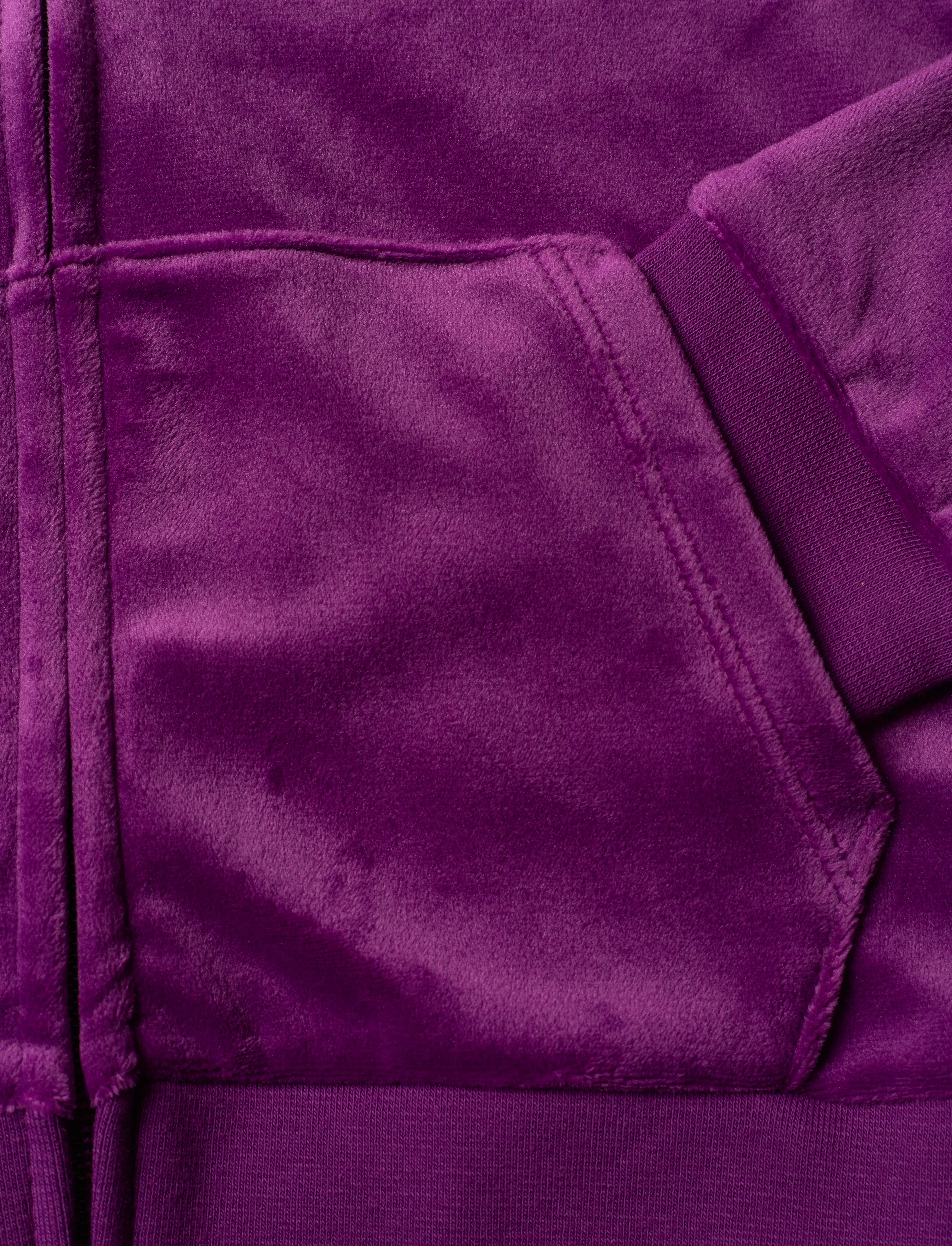 Juicy Couture - Diamante Zip Through Hoodie - gloxinia - 3