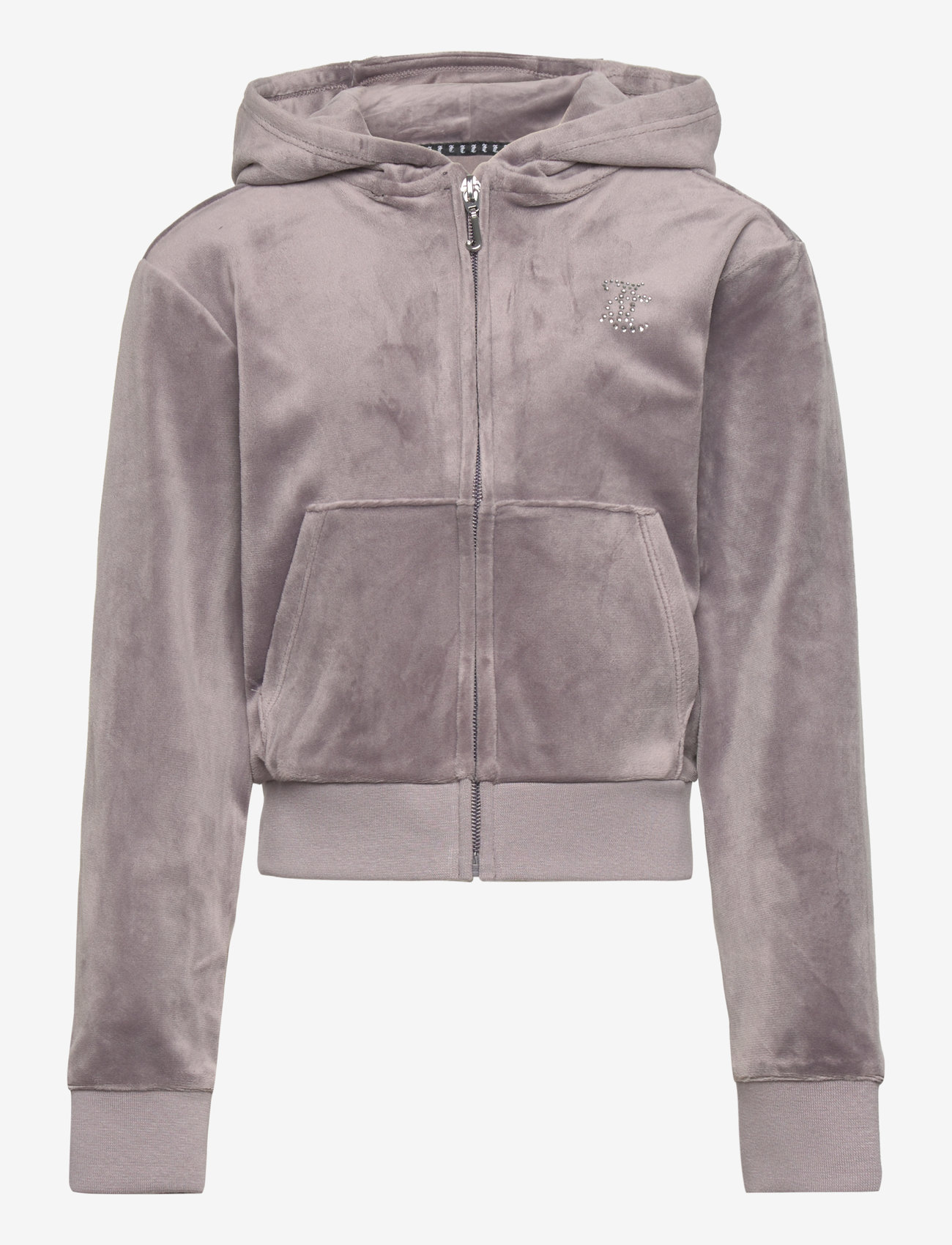 Juicy Couture - Diamante Zip Through Hoodie - džemperiai su gobtuvu - rabbit - 0