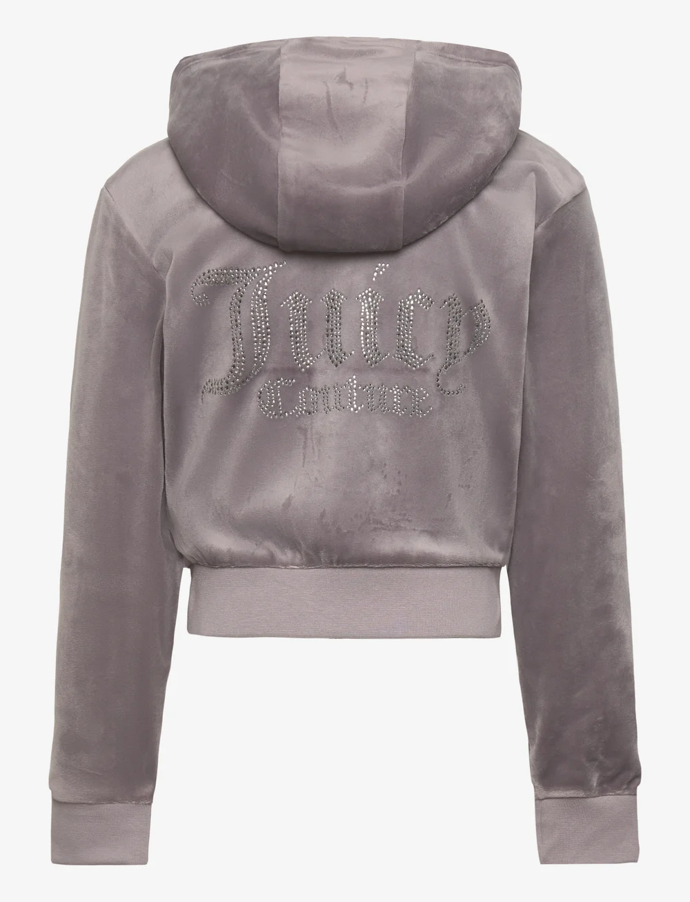 Juicy Couture - Diamante Zip Through Hoodie - hættetrøjer - rabbit - 1