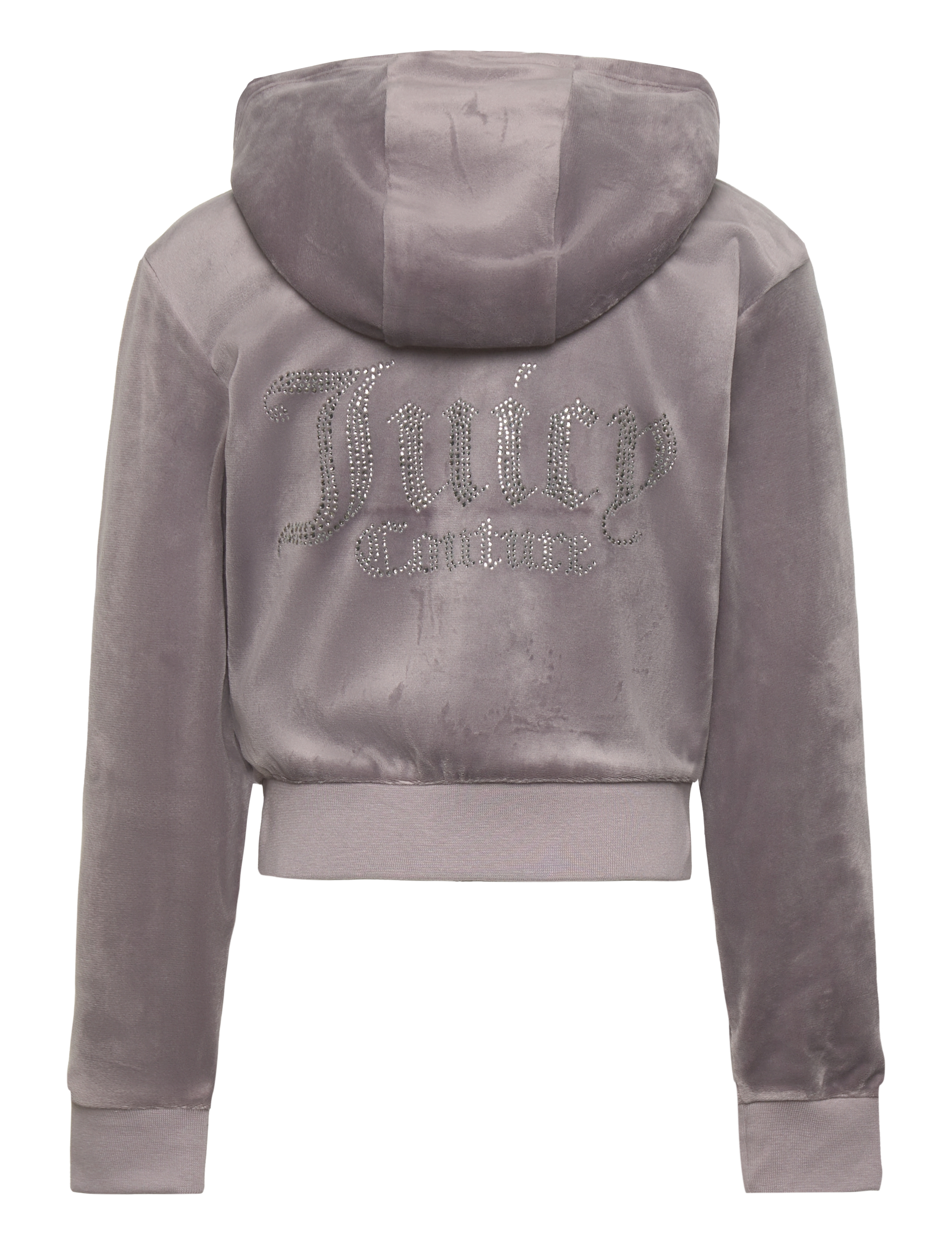 Juicy Couture - Diamante Zip Through Hoodie - rabbit - 1