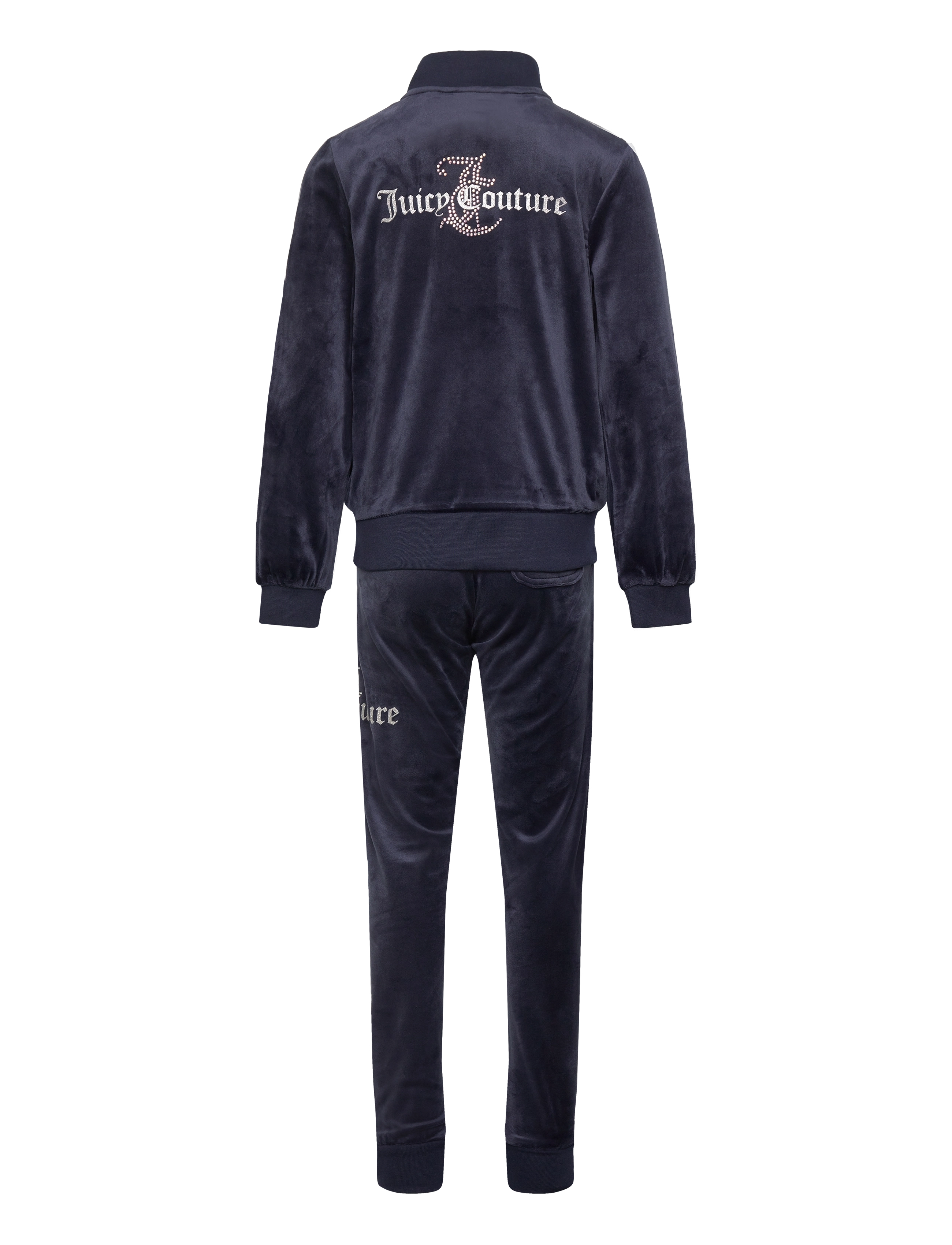 Juicy Couture - Diamante Zip Thru & Slim Jogger Set - night sky - 1