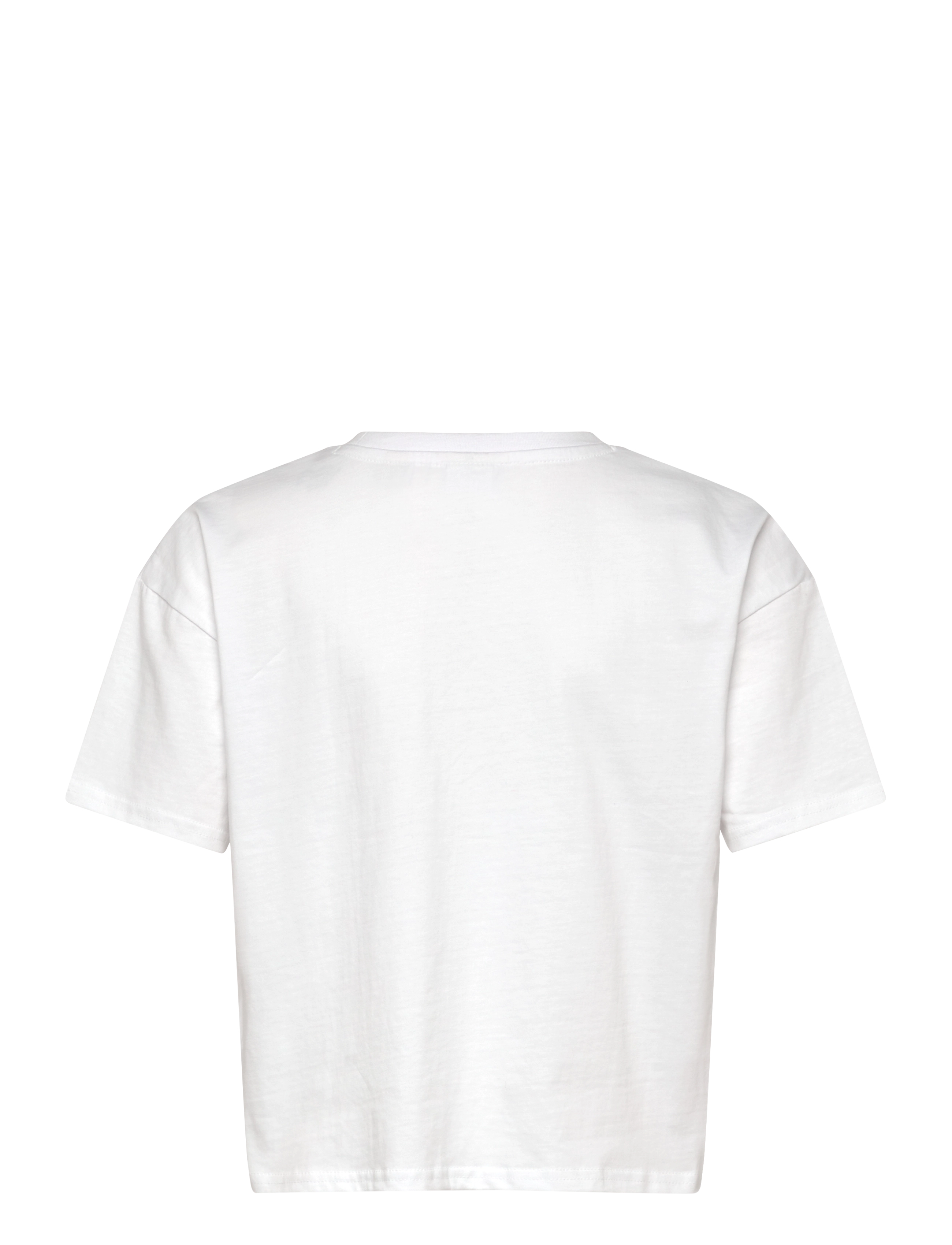 Juicy Couture - Glitter & Diamante Boxy SS Tee - bright white - 1