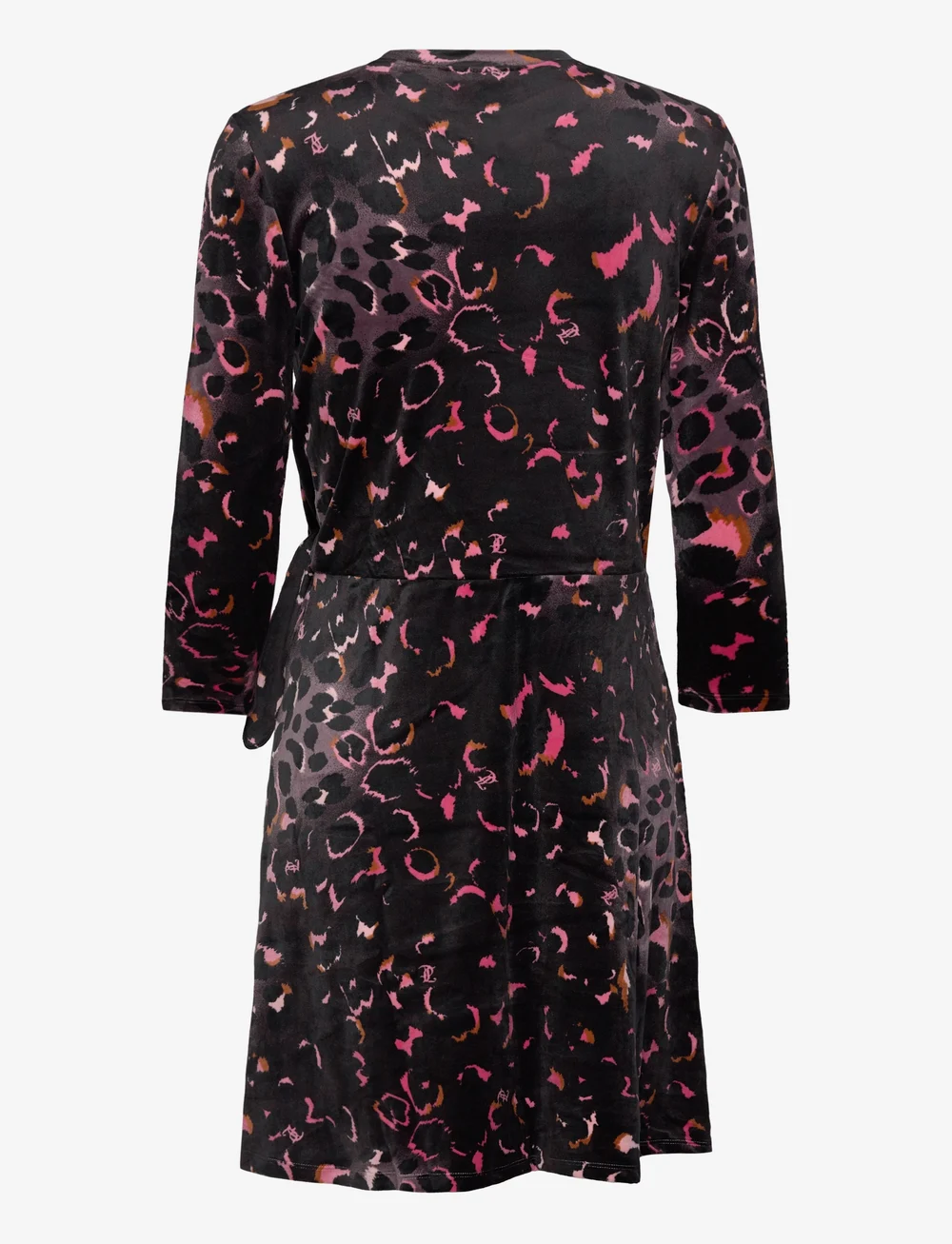 Juicy Couture - Juicy Leopard Print Velour Dress - kurze kleider - black - 1