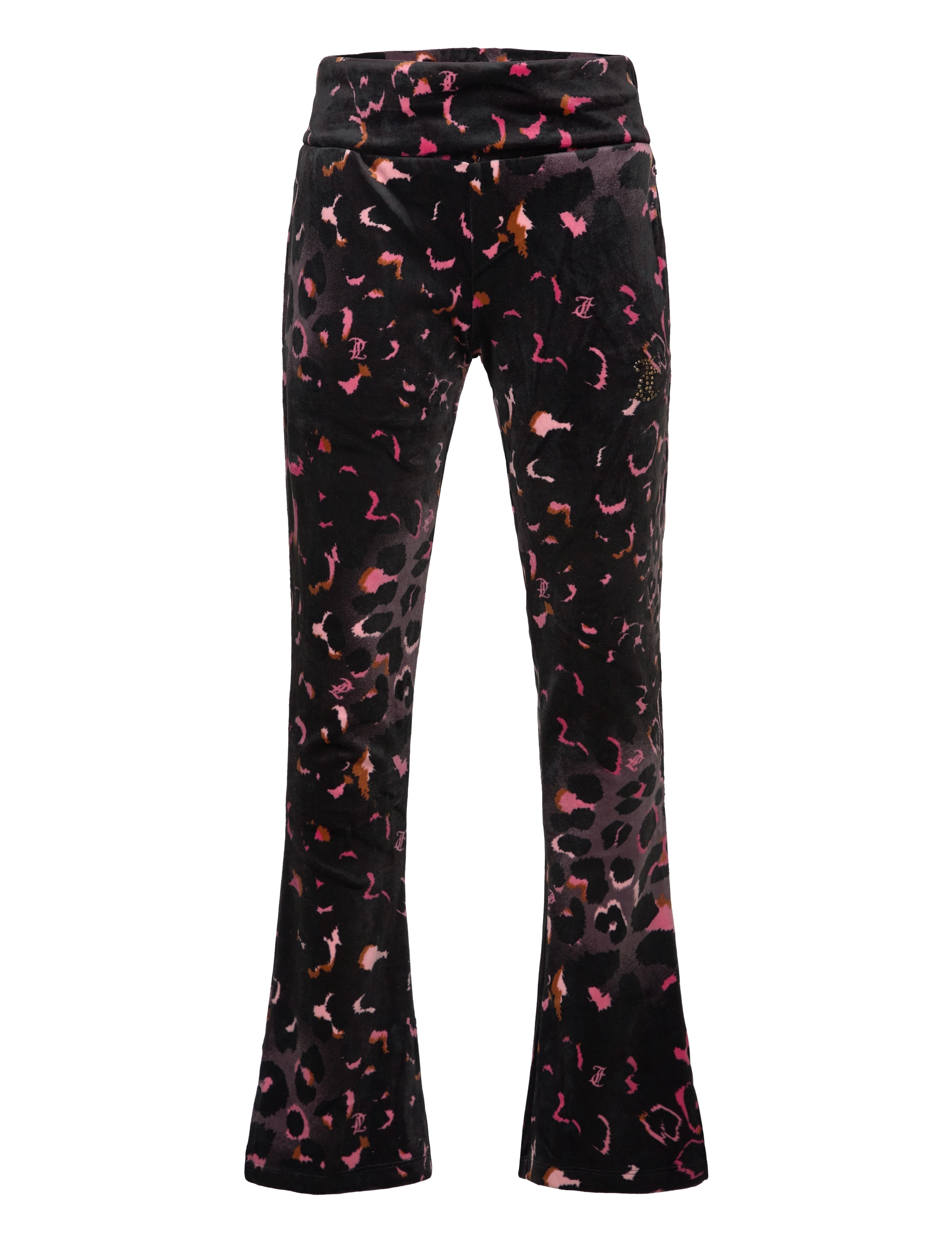 Juicy Couture Velour Leopard Print Deep Waistband Jogger - 4 for 3 - BLACK / multi