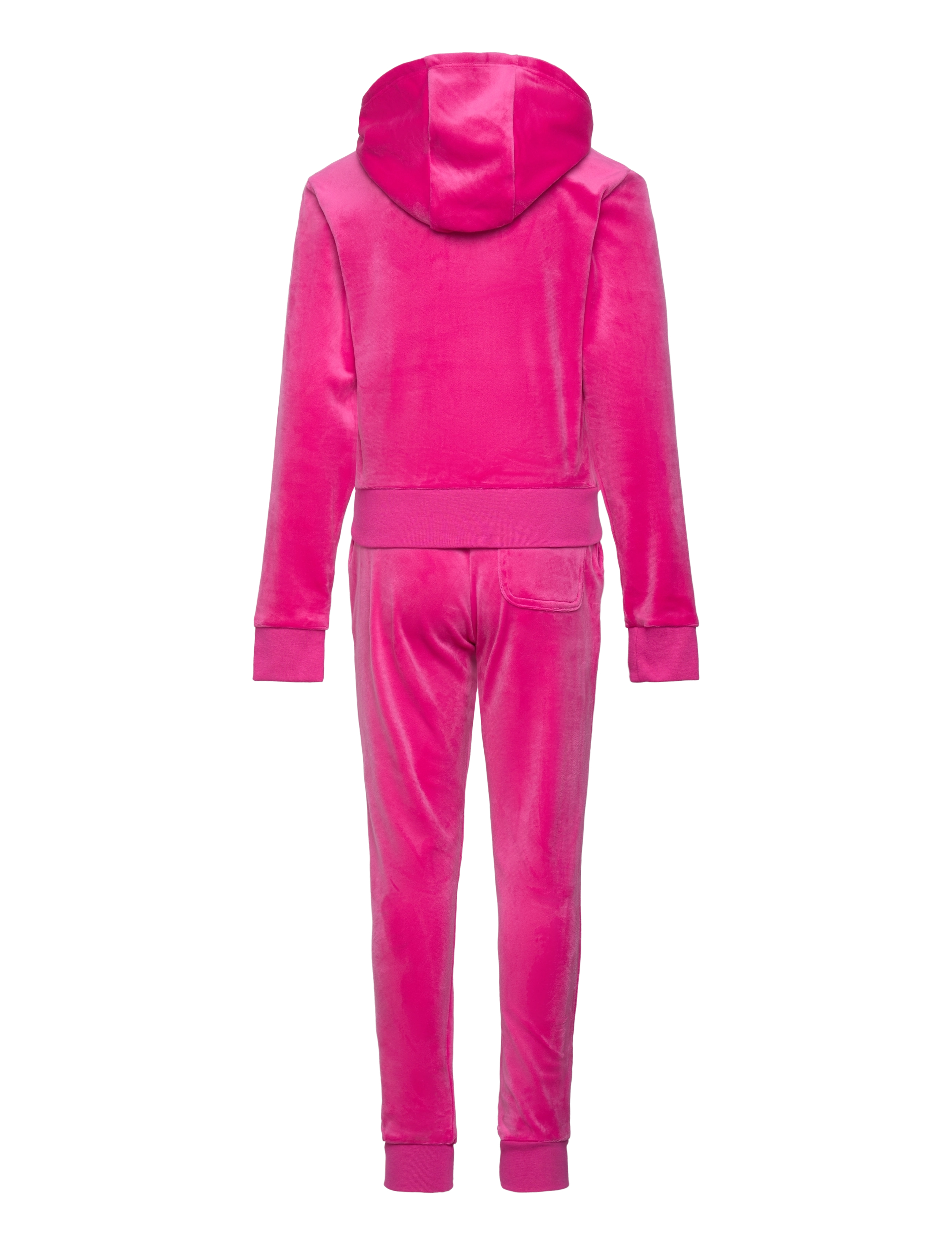 Juicy Couture - Diamante Hood & Slim Jogger Set - fuchsia purple - 1