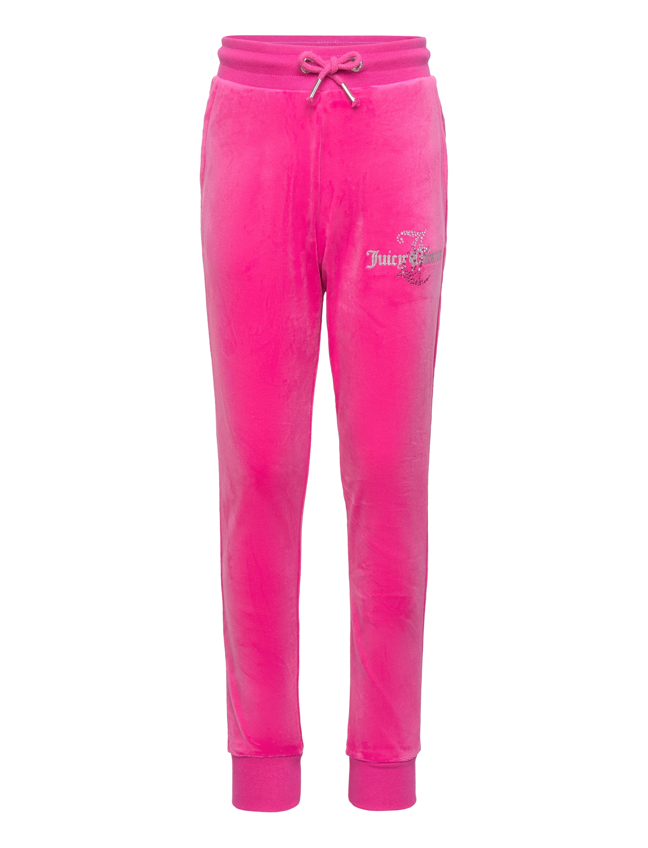 Juicy Couture - Diamante Hood & Slim Jogger Set - fuchsia purple - 2