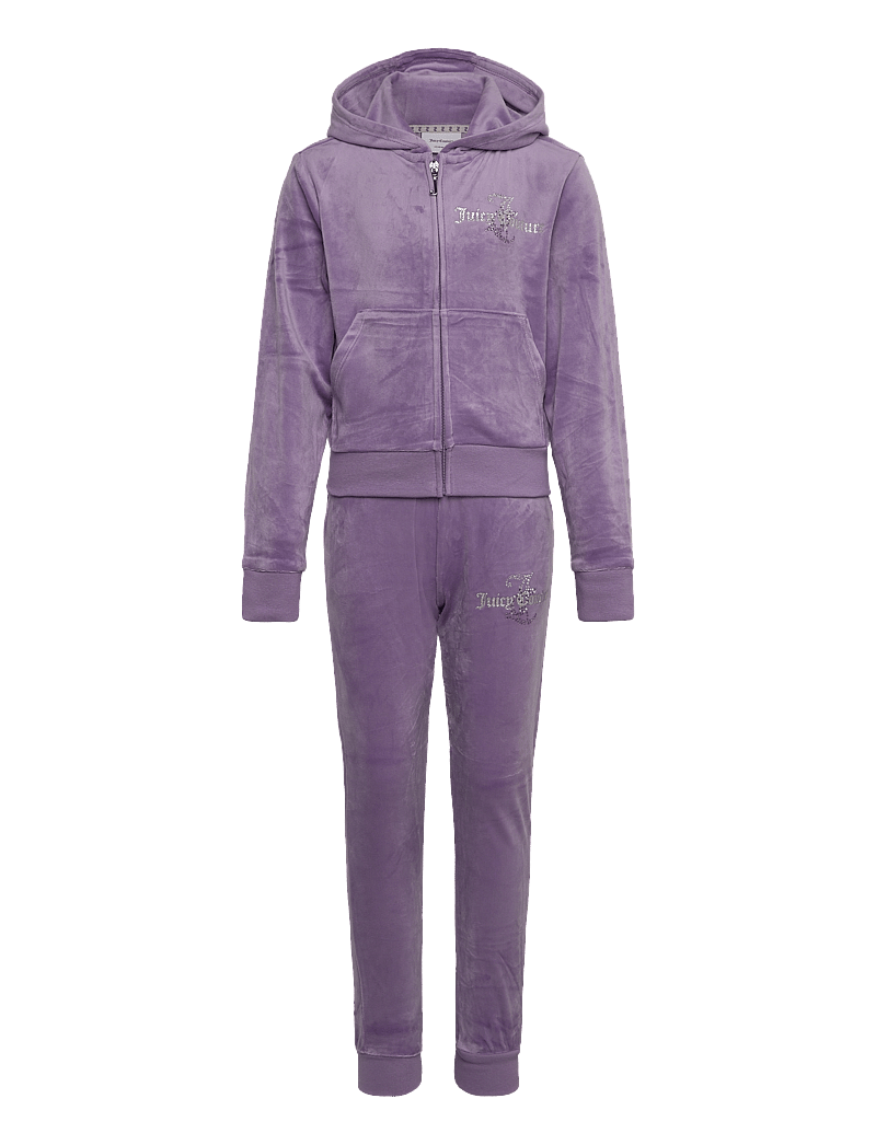 Juicy Couture Diamante Hood Slim Jogger Set – sets – shop at