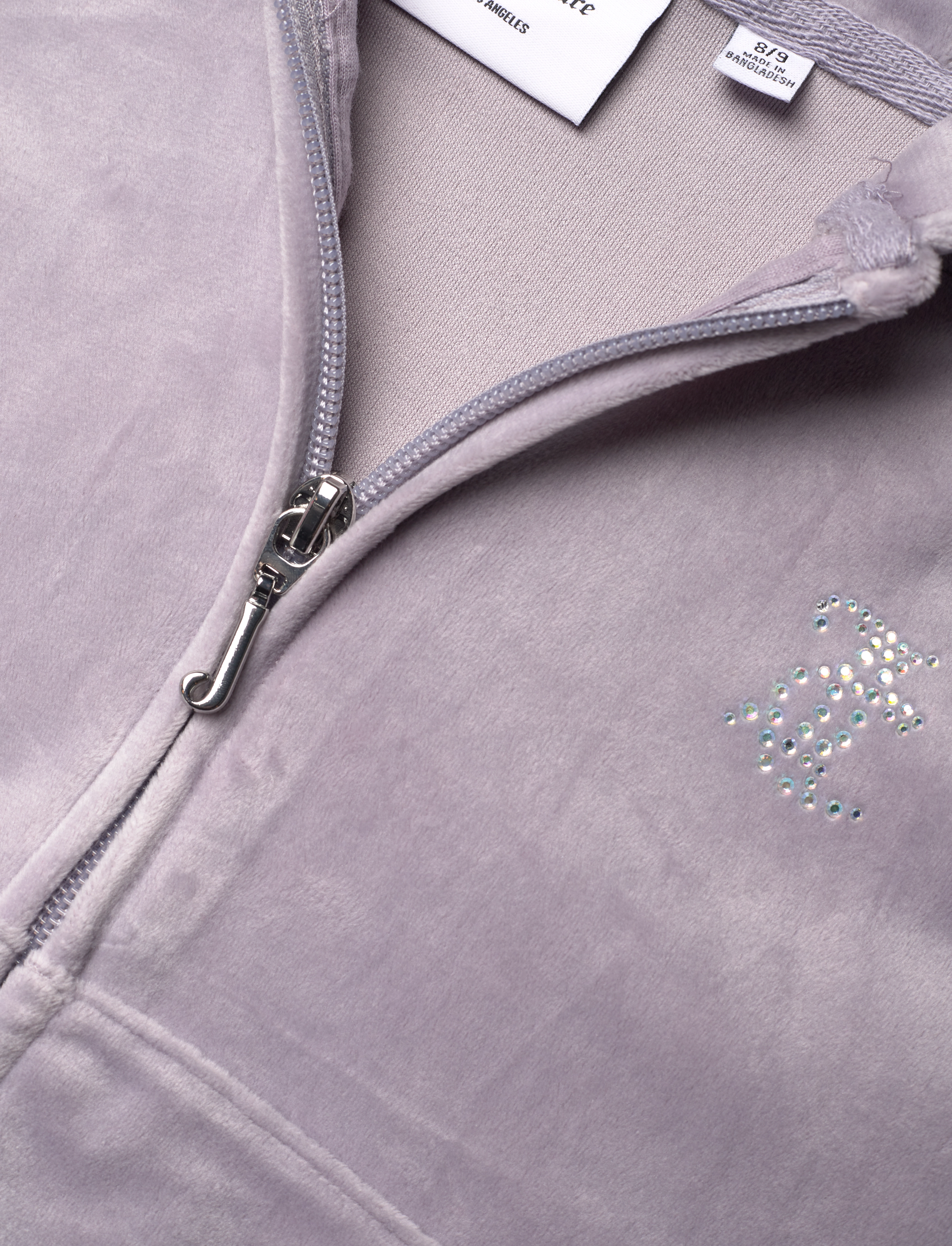 Juicy Couture - JC Diamante Zip Thru Hood - dapple grey - 2