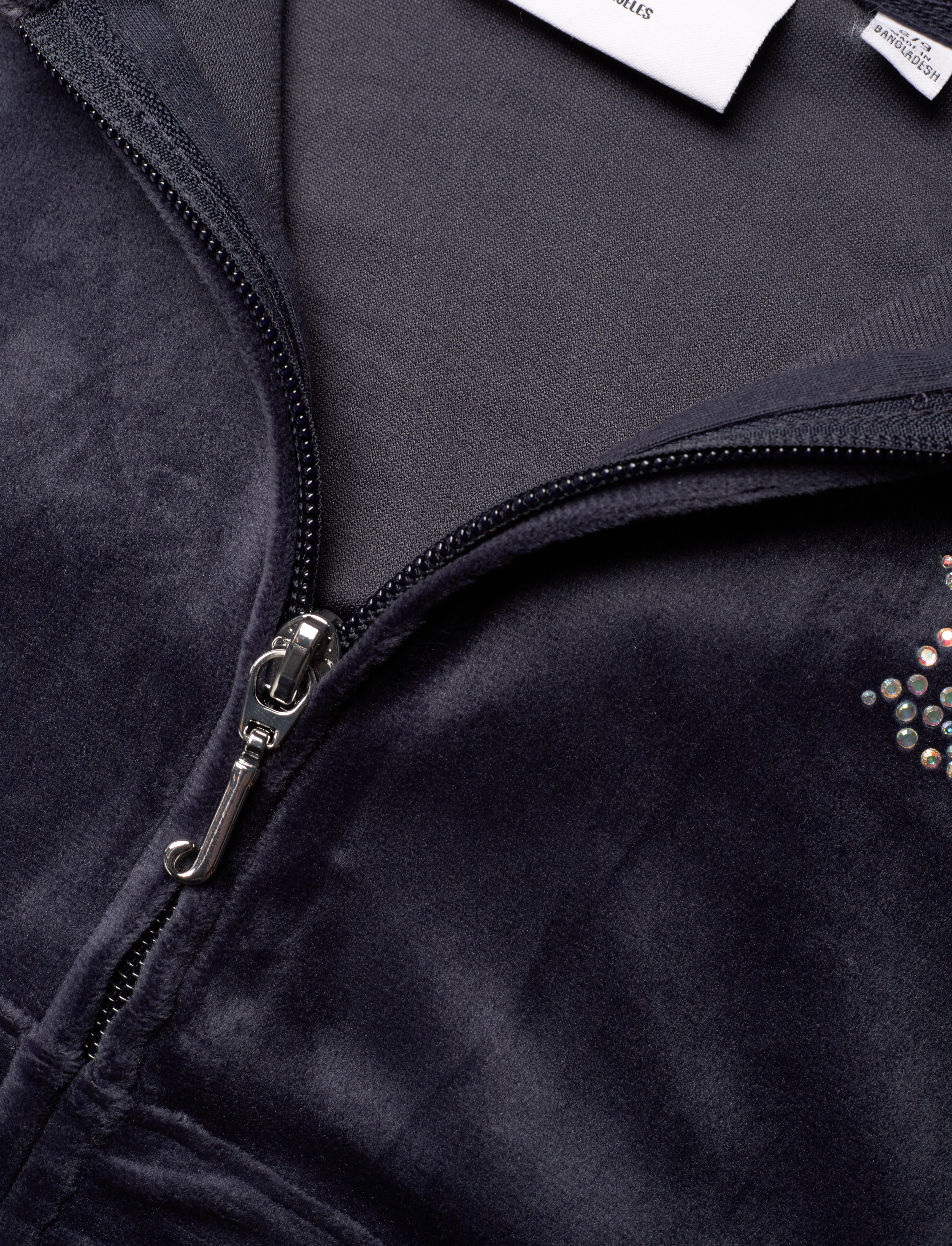 Juicy Couture - JC Diamante Zip Thru Hood - night sky - 2