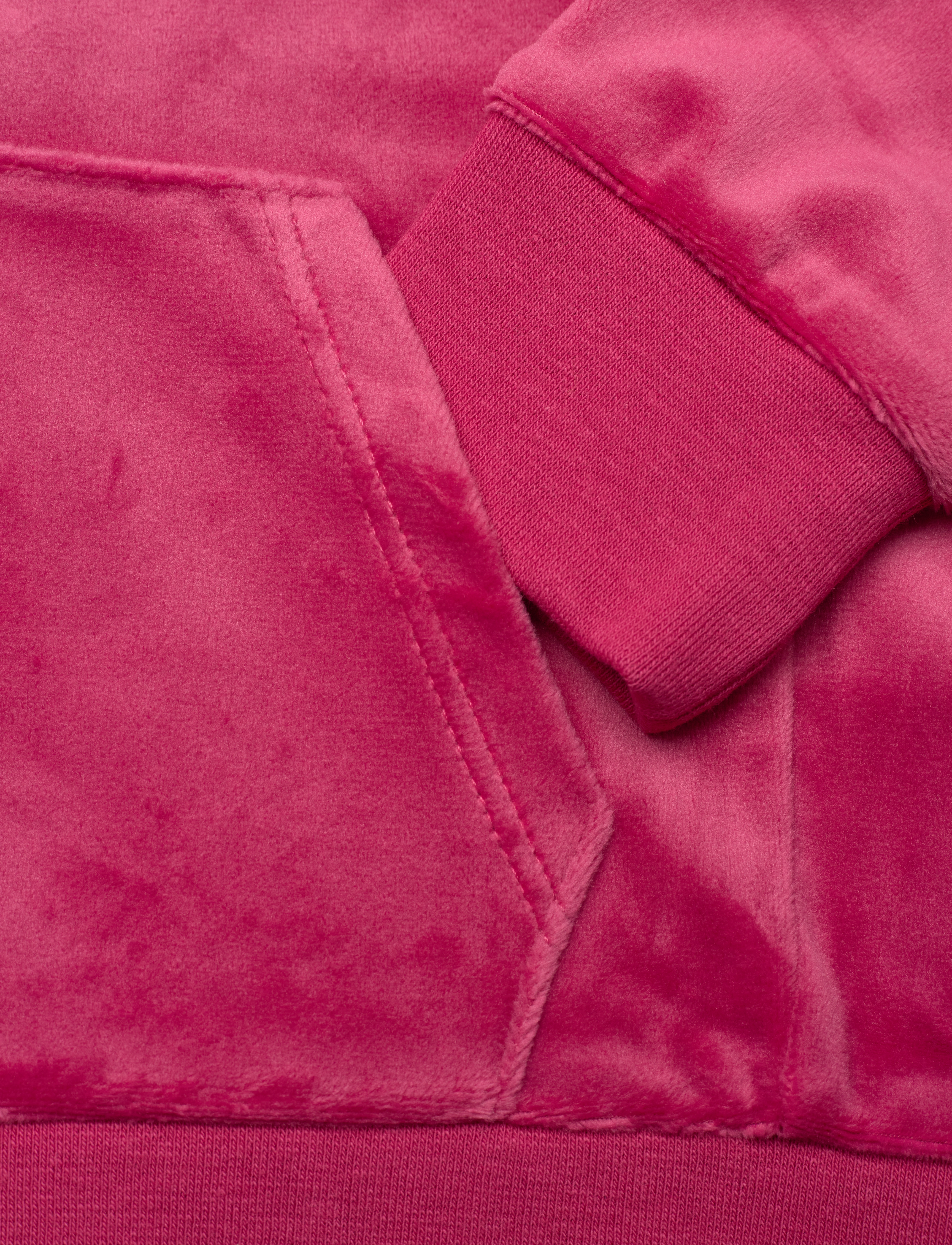 Juicy Couture - JC Diamante Zip Thru Hood - sangria - 3