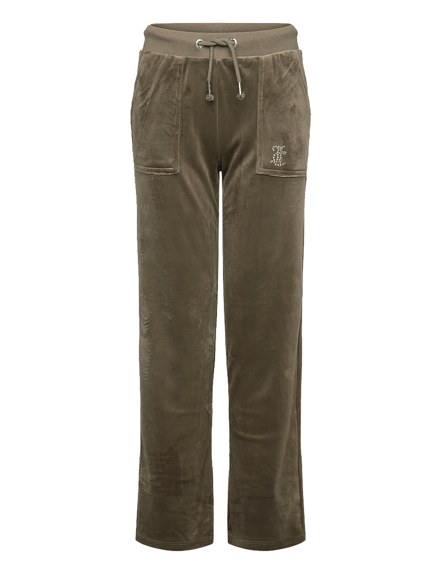 Juicy Couture - JC Diamante Wide Leg Jogger - tea leaf - 0